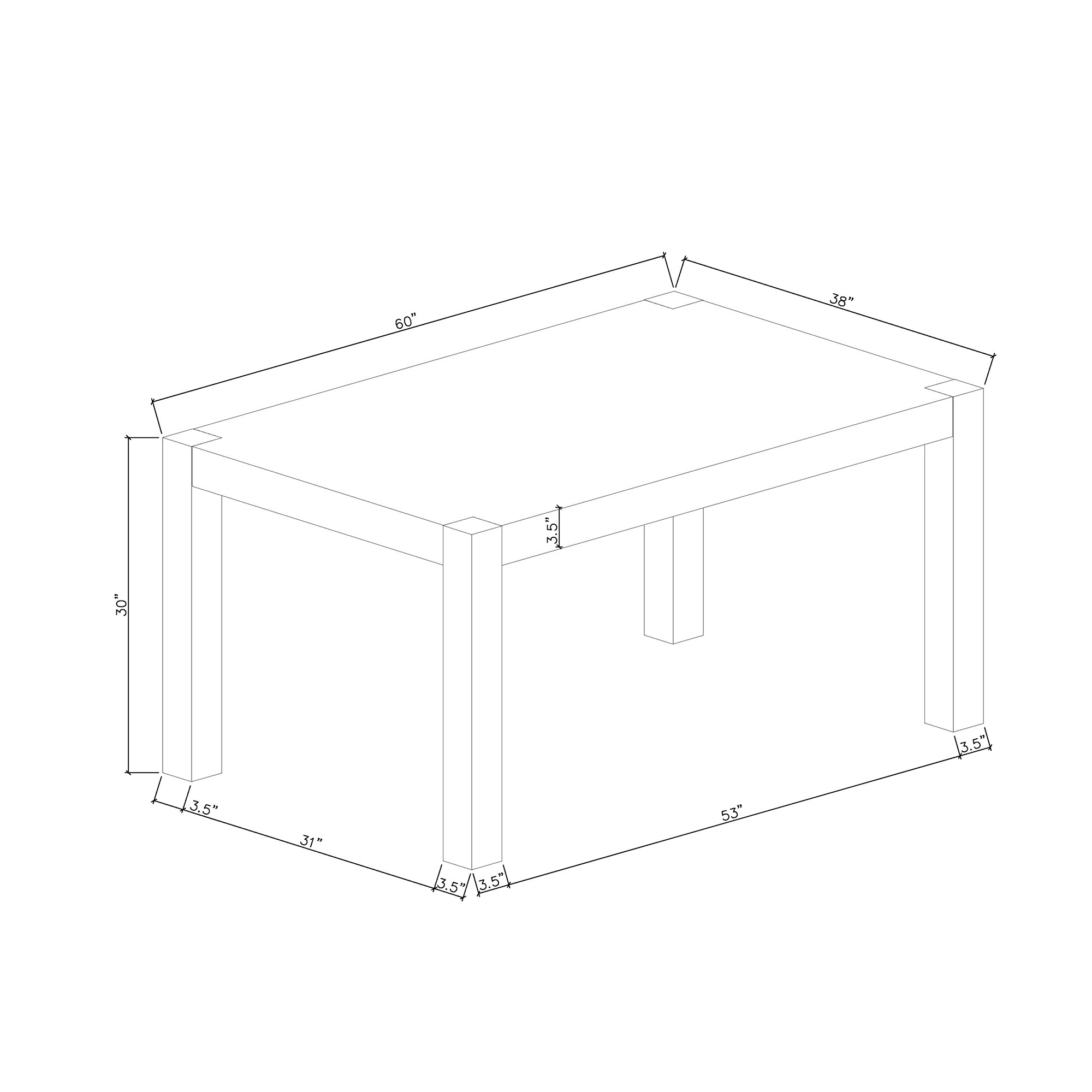 LOVMOR SF-Y-B201P347297 Dining-Tables - View #4