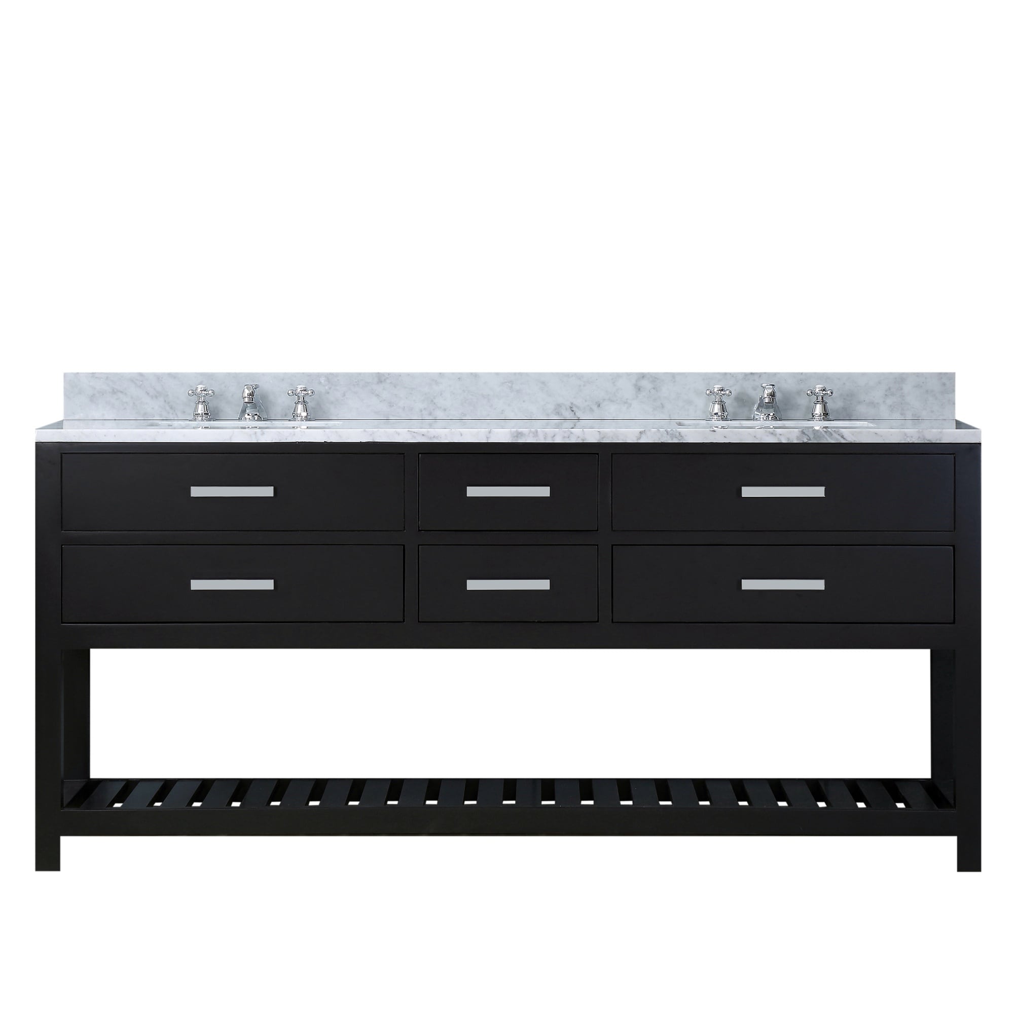 Water Creation  Madalyn72EF Espresso Double Sink Bath Vanity with Faucet