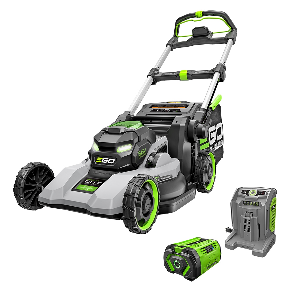 EGO LM2236SP POWER+ 1000 Series Super Composite Deck Select Cut 56-volt, 22-in Self-propelled Battery Mower with (1) 10 Ah Battery Included