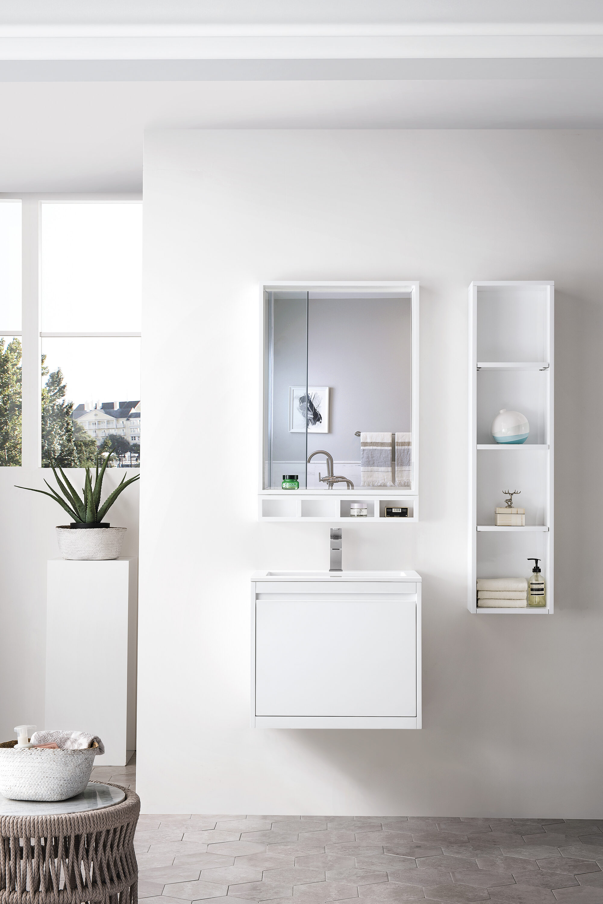 James Martin Vanities 805-V23.6-GW-GW Bath-Vanity-Combo - View #2