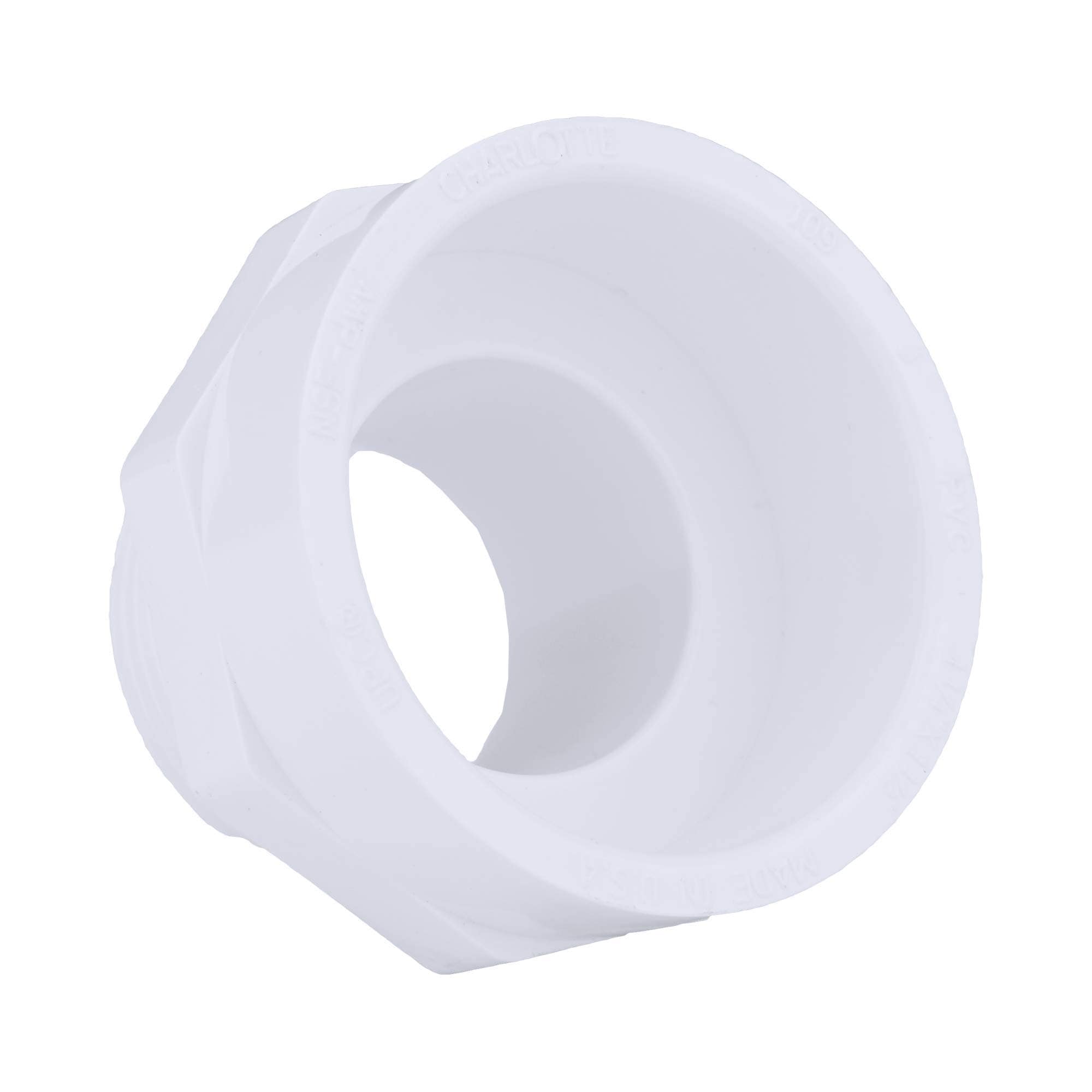 Charlotte Pipe -  1-1/4 x 1-1/2 in PVC DWV Male Adapter 25/Box