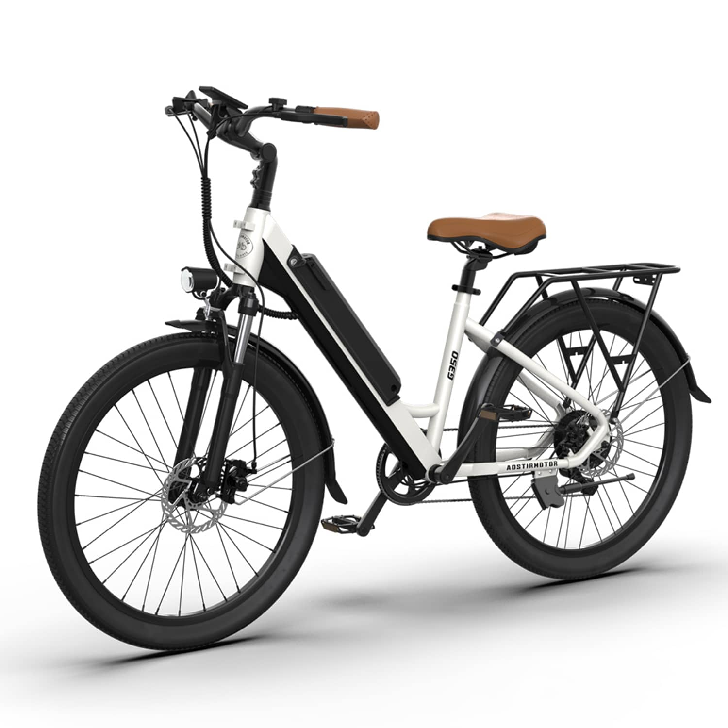 SINOFURN 26 in Medium Girls E bike Rigid Suspension 350W Motor