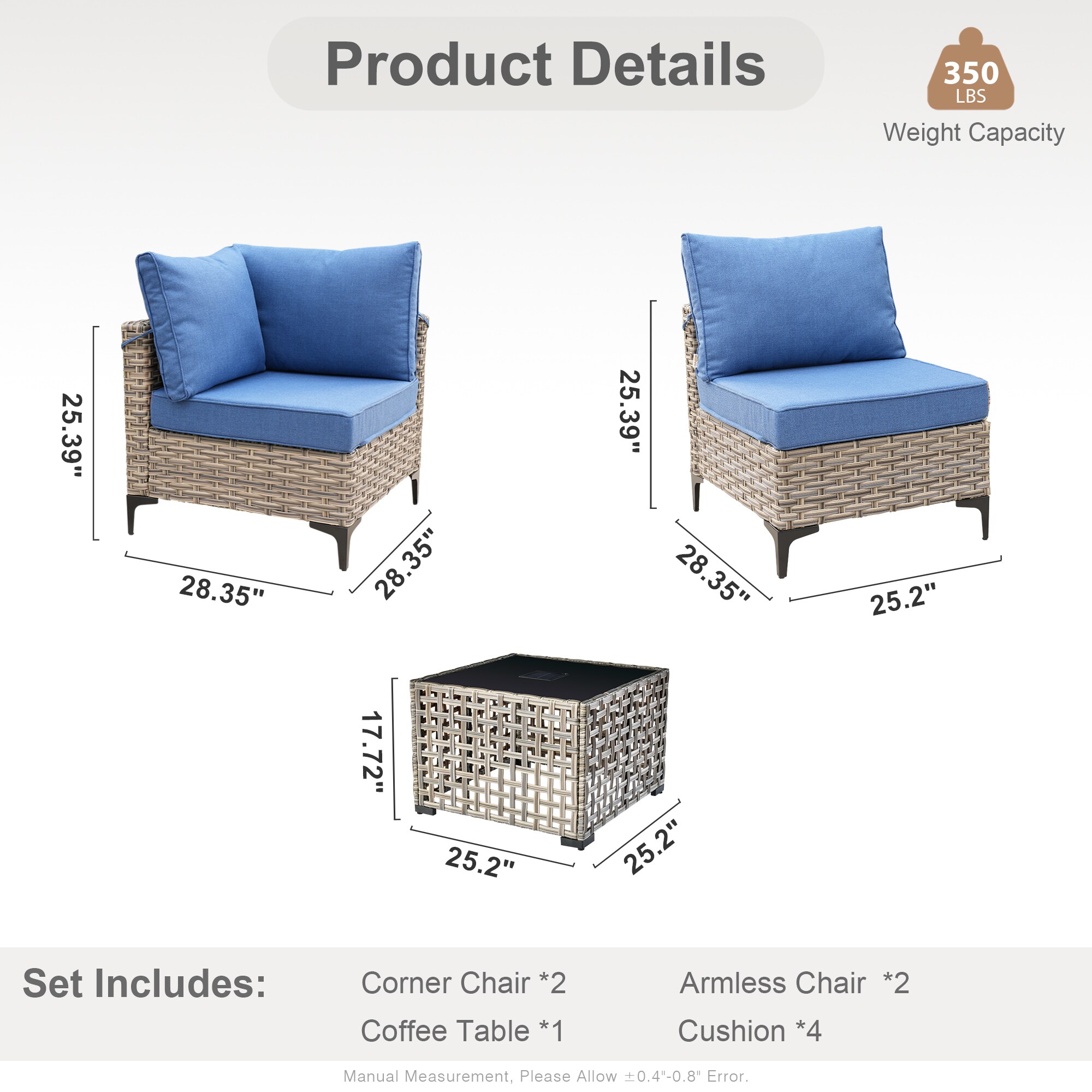Caodoc L5-SKT505-1 Patio-Sofas-Daybeds - View #8