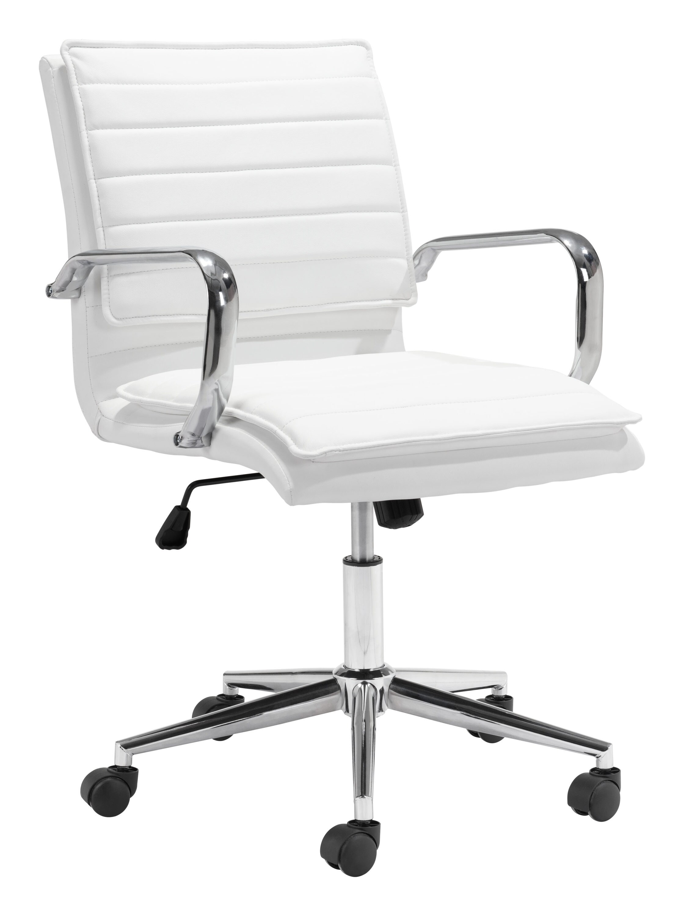 zuo white office chair