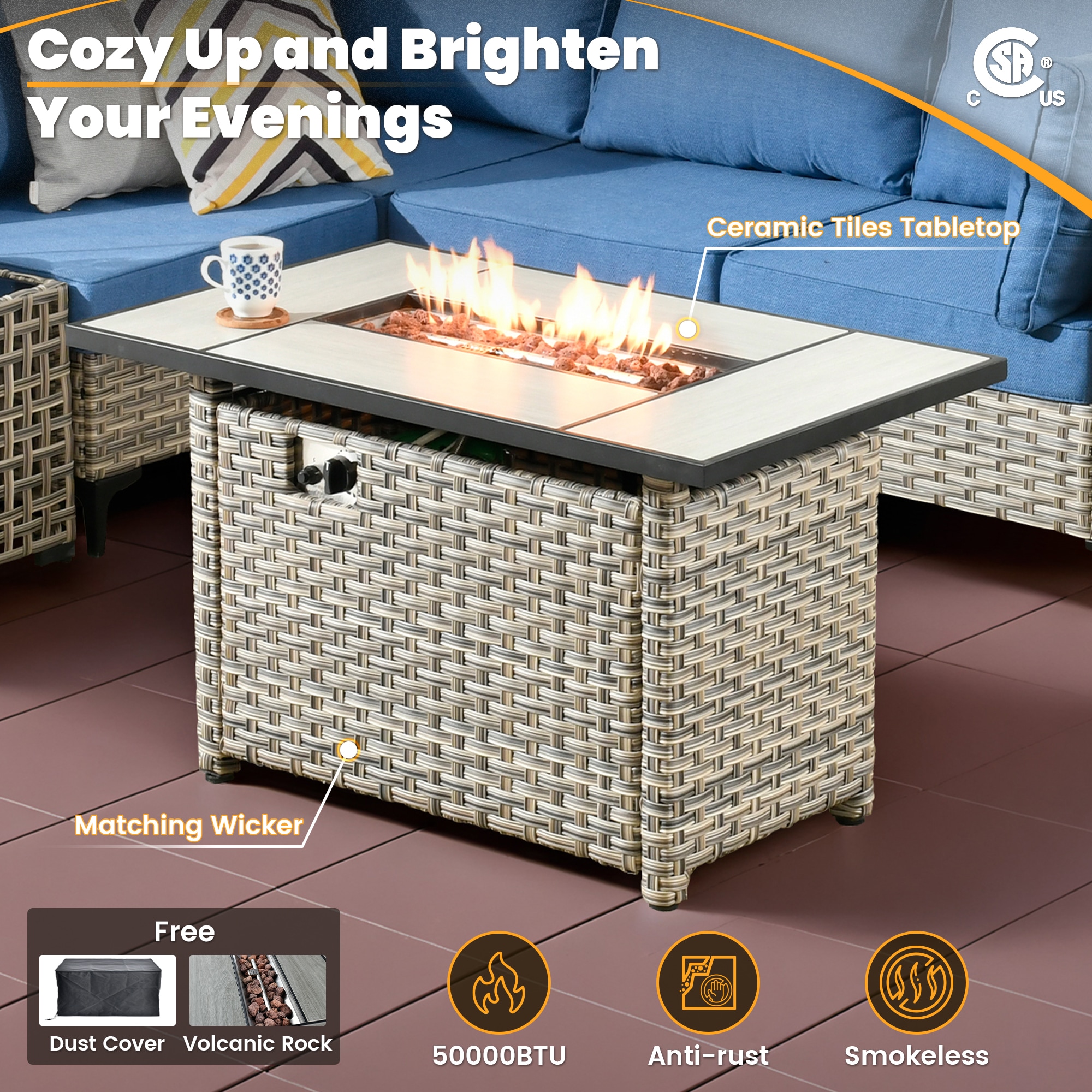 Pouuin RFPSKT508 Patio-Sofas-Daybeds - View #8