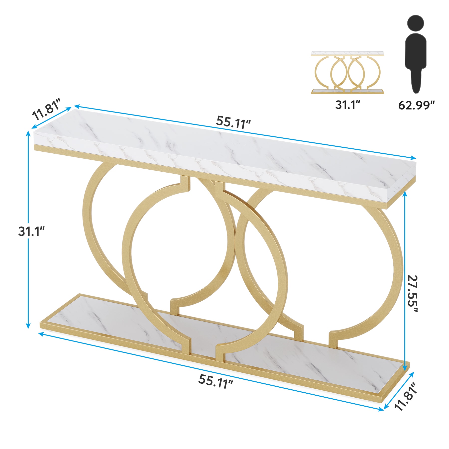 Tribesigns LWFD-XK00329 Console-Sofa-Tables - View #8