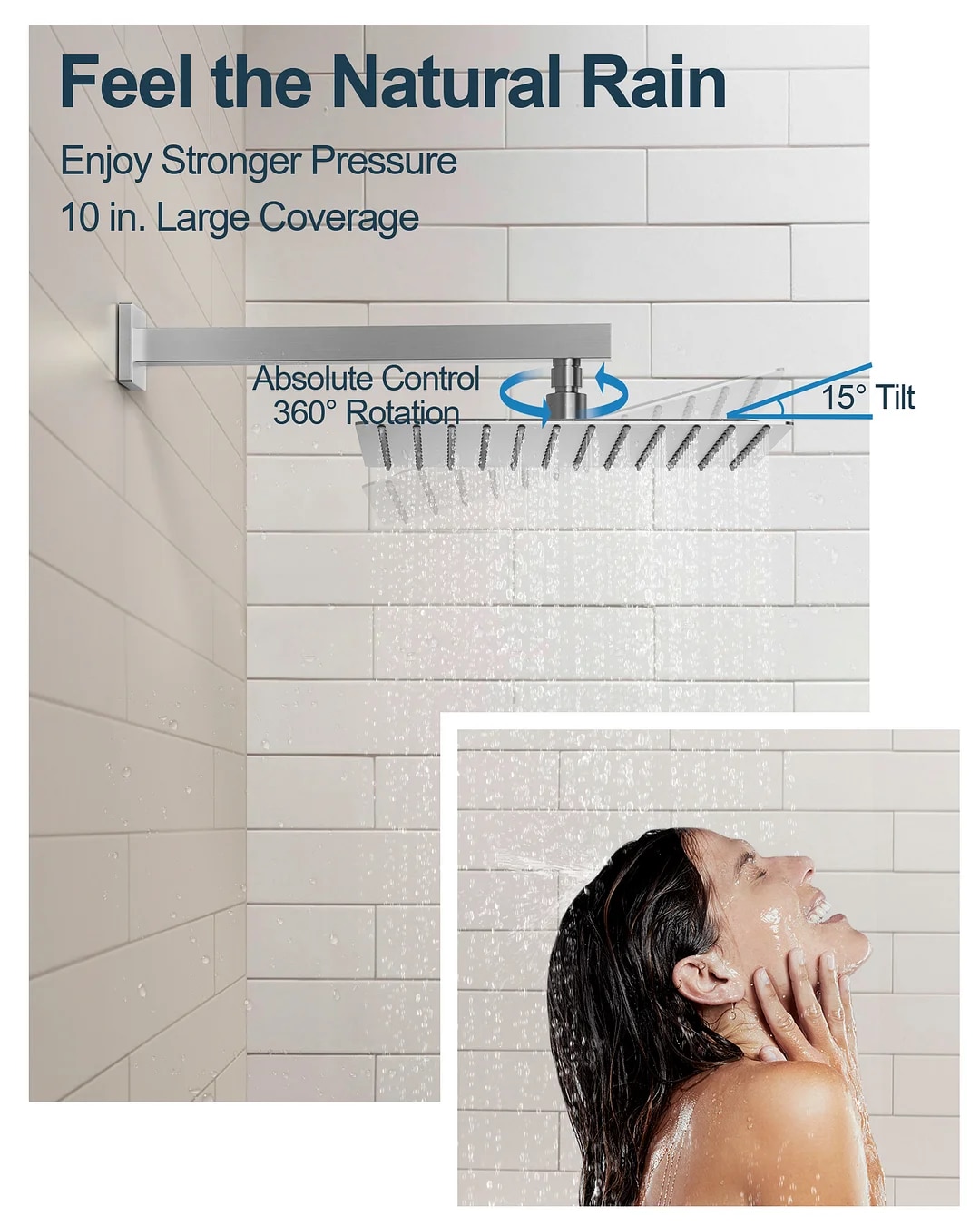 GRANDJOY SFS-1059-NK10 Showerhead-Bar-Panels - View #4