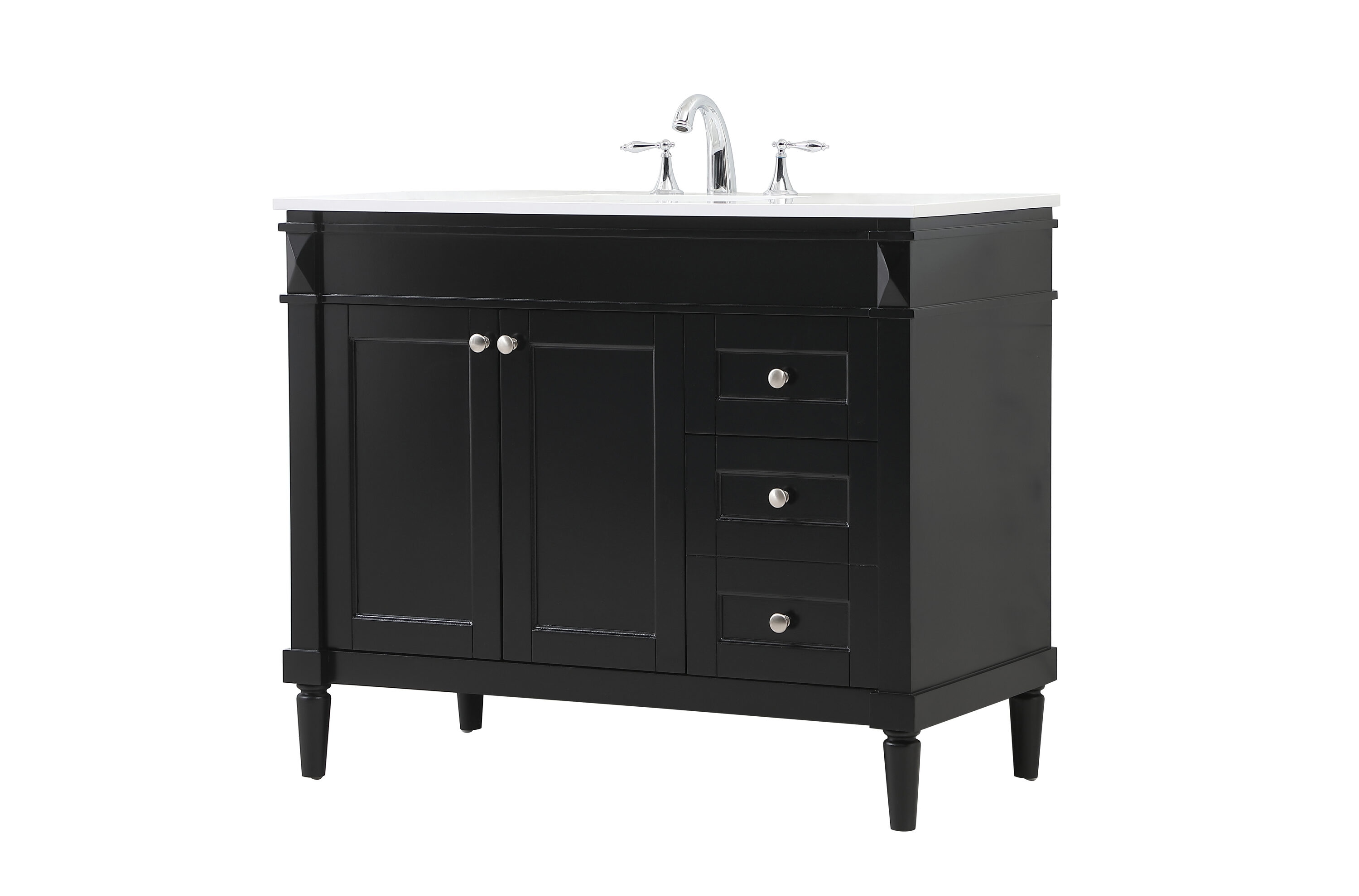 Elegant Decor HF95526BK Bath-Vanity-Combo - View #3