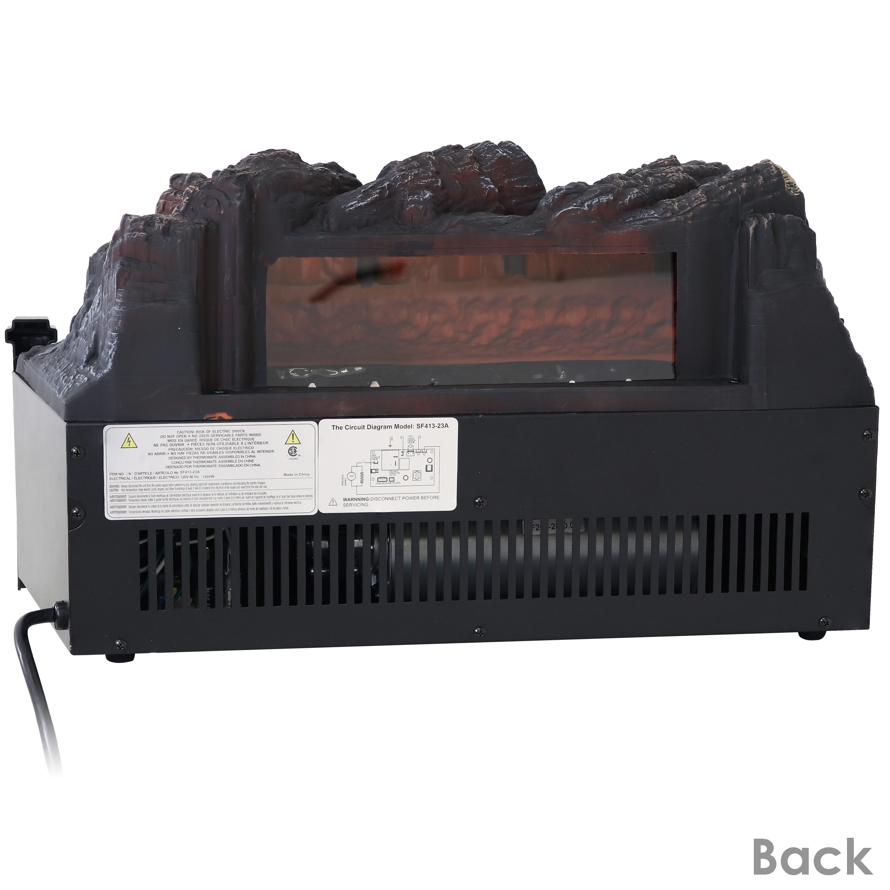 Sunnydaze Decor ZHS-449 Electric-Fireplace-Fireboxes - View #8