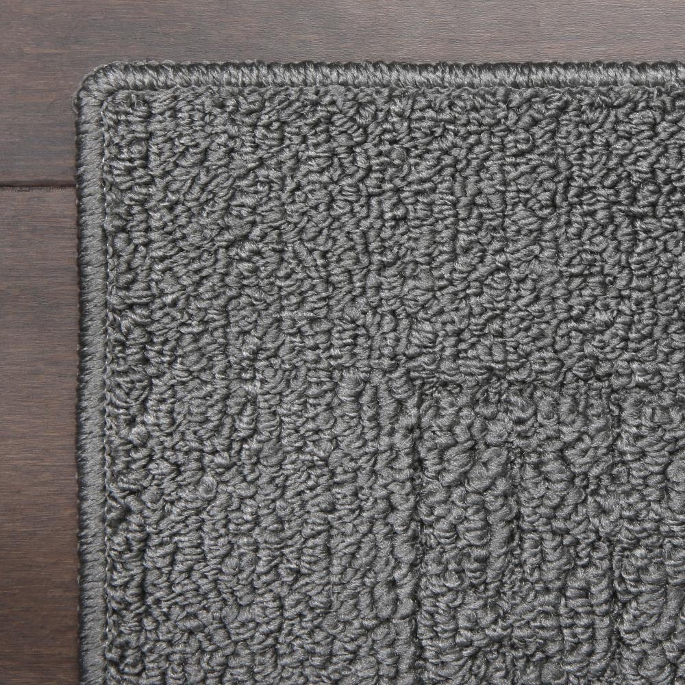 1'8x2'6 Solid Washable Accent Rug Gray - Made by Design