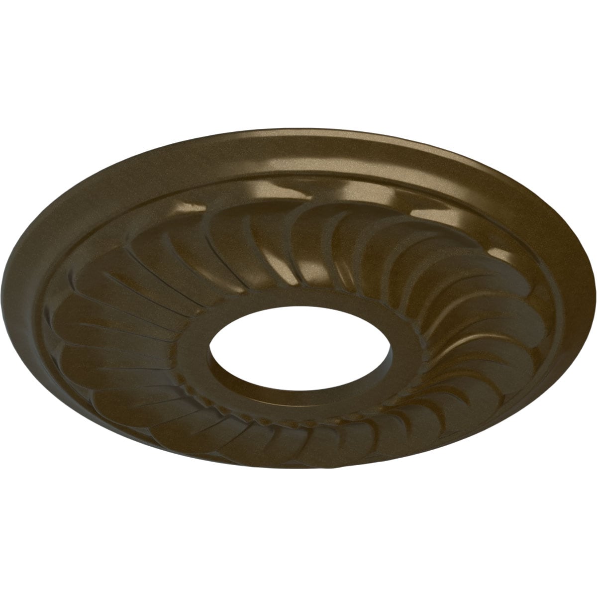 Ekena Millwork CM11BLBRS Ceiling-Medallions - View #2