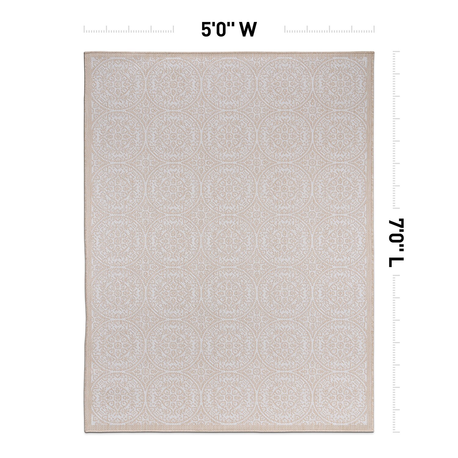 World Rug Gallery 121NATURAL5X7 rugs - View #3