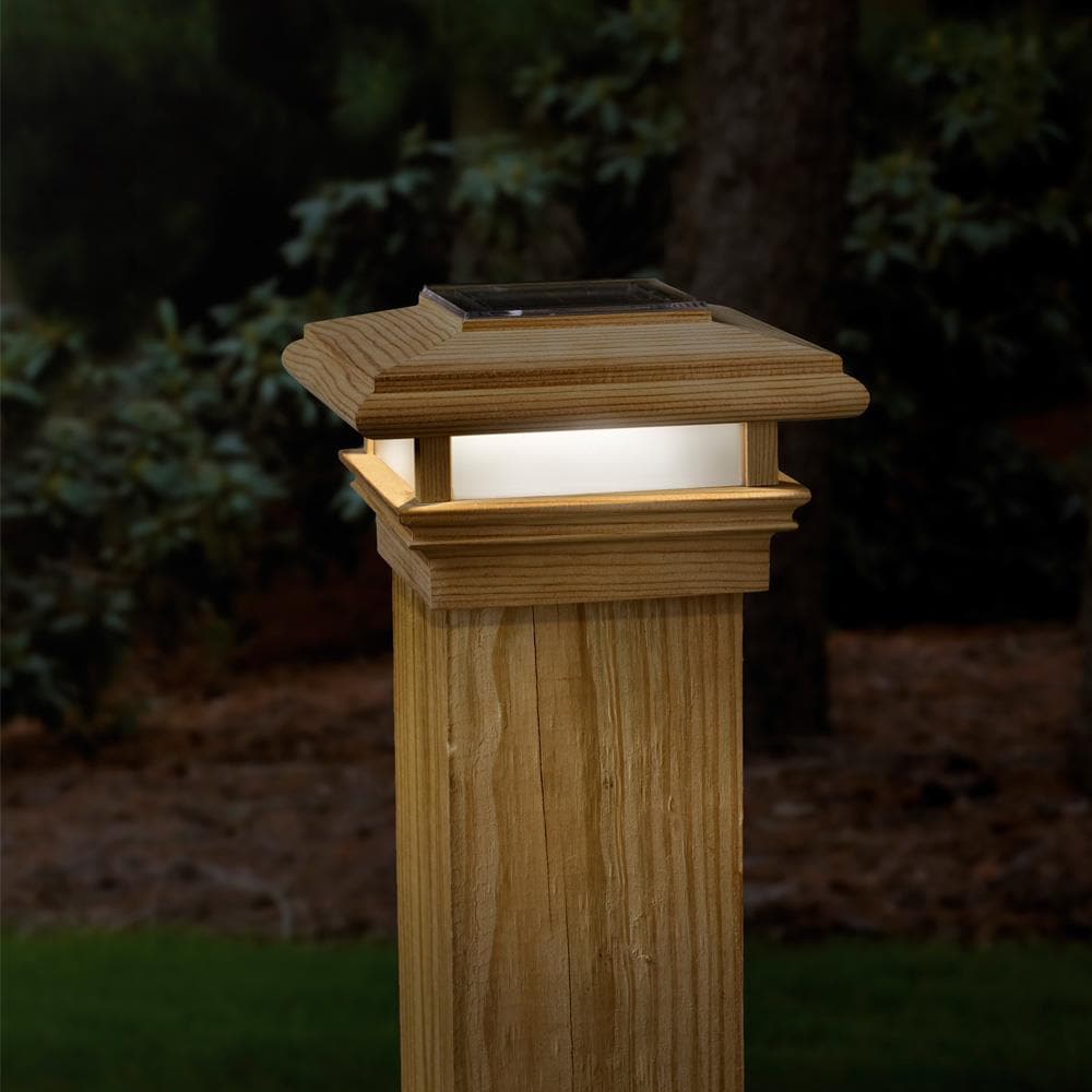 Deckorators 6-in x 6-in Bayside Wood Pine Deck Post Cap at Lowes.com