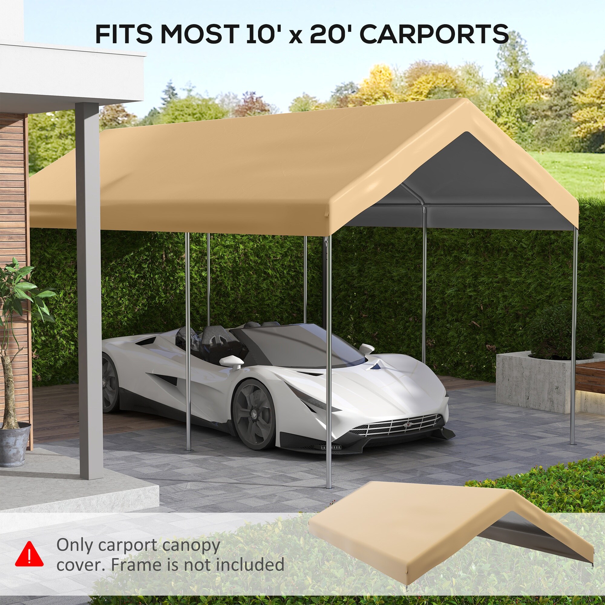 HyperDrop Cart X-5XGC1IR9AMJ7 Carport-Covers - View #4