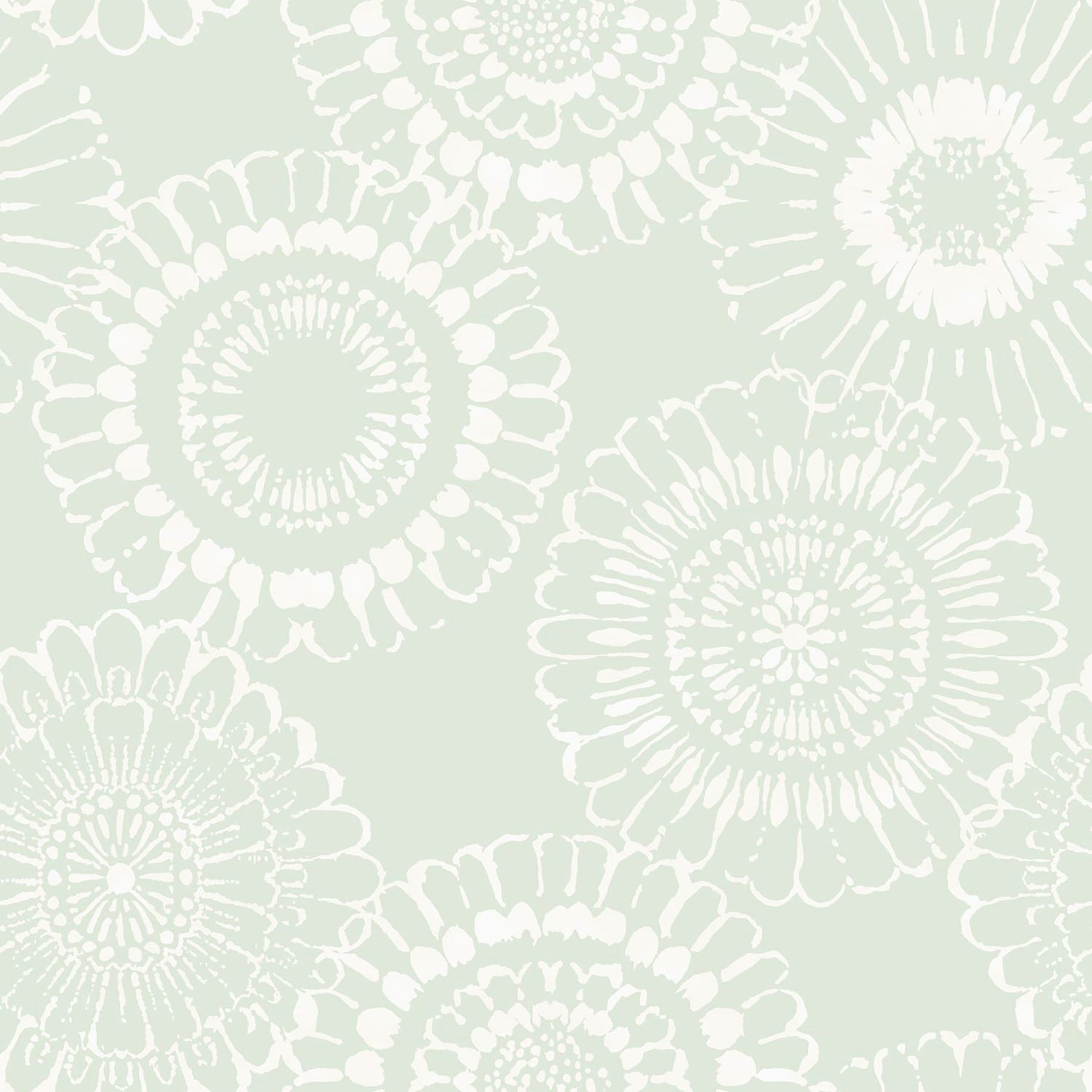 Chesapeake 4060-128861 Fable 57.5-Sq. Feet Green Non-woven Floral Unpasted Wallpaper