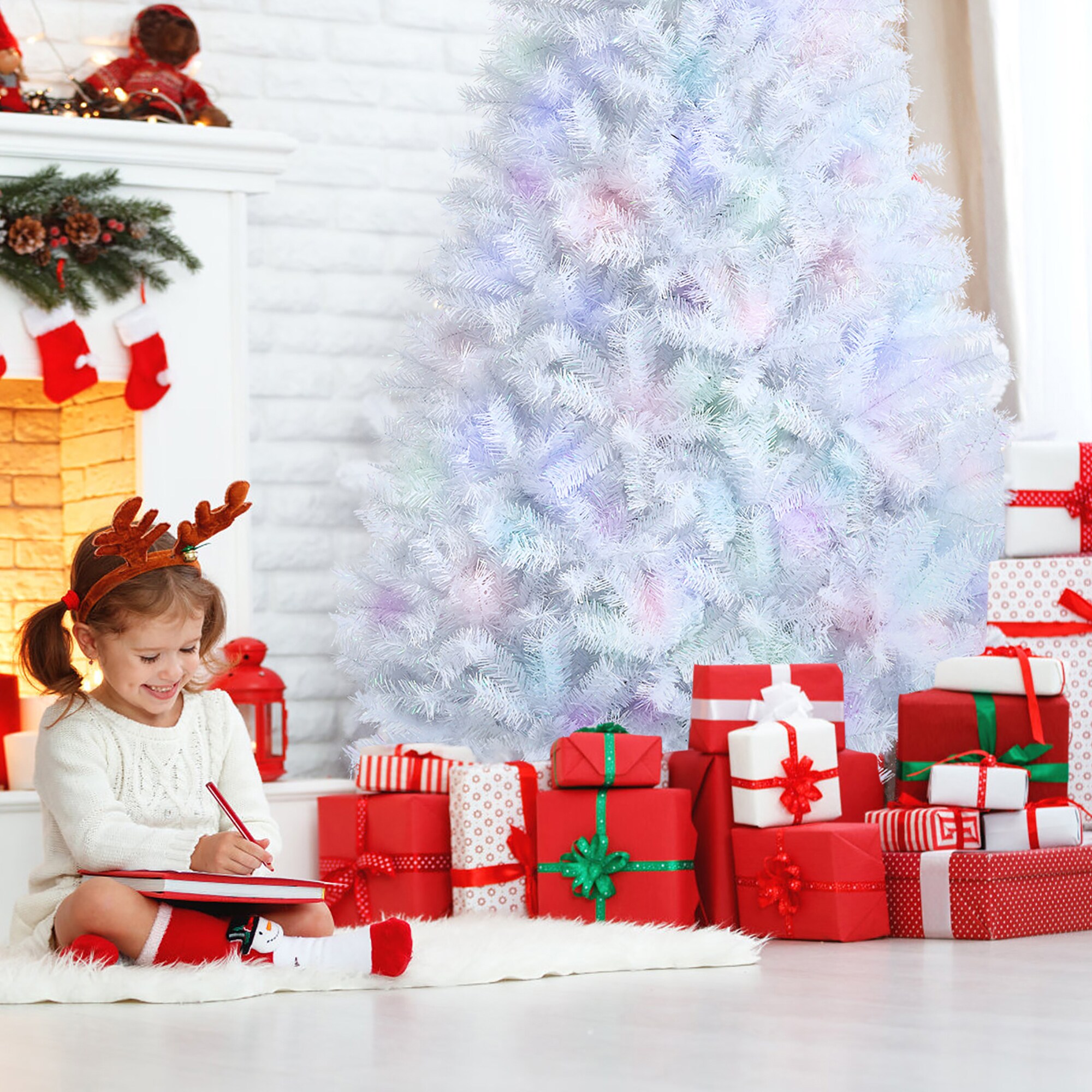 Costway CM23606 Artificial-Christmas-Trees - View #11