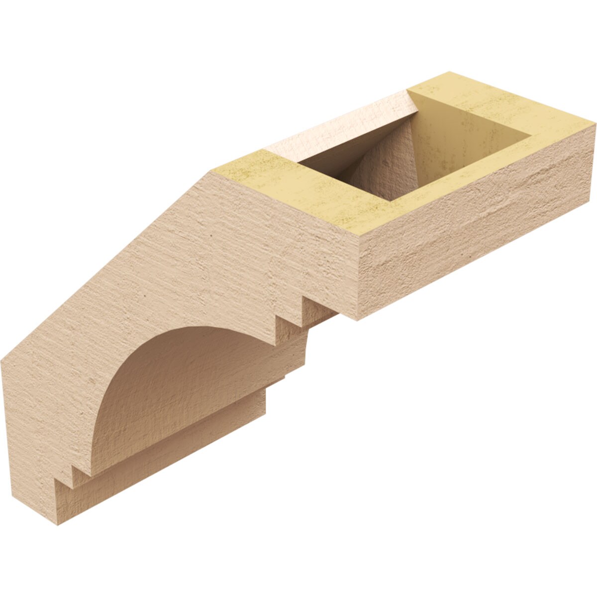 Ekena Millwork BRCUR05X08X08PECRCPR braces - View #6