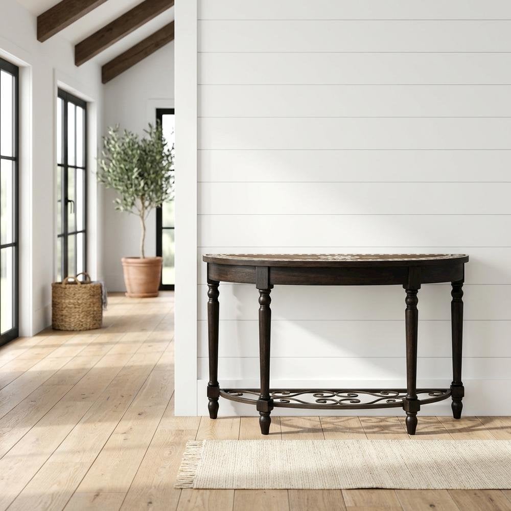 FurniFact BO2414119WHT Console-Sofa-Tables - View #2