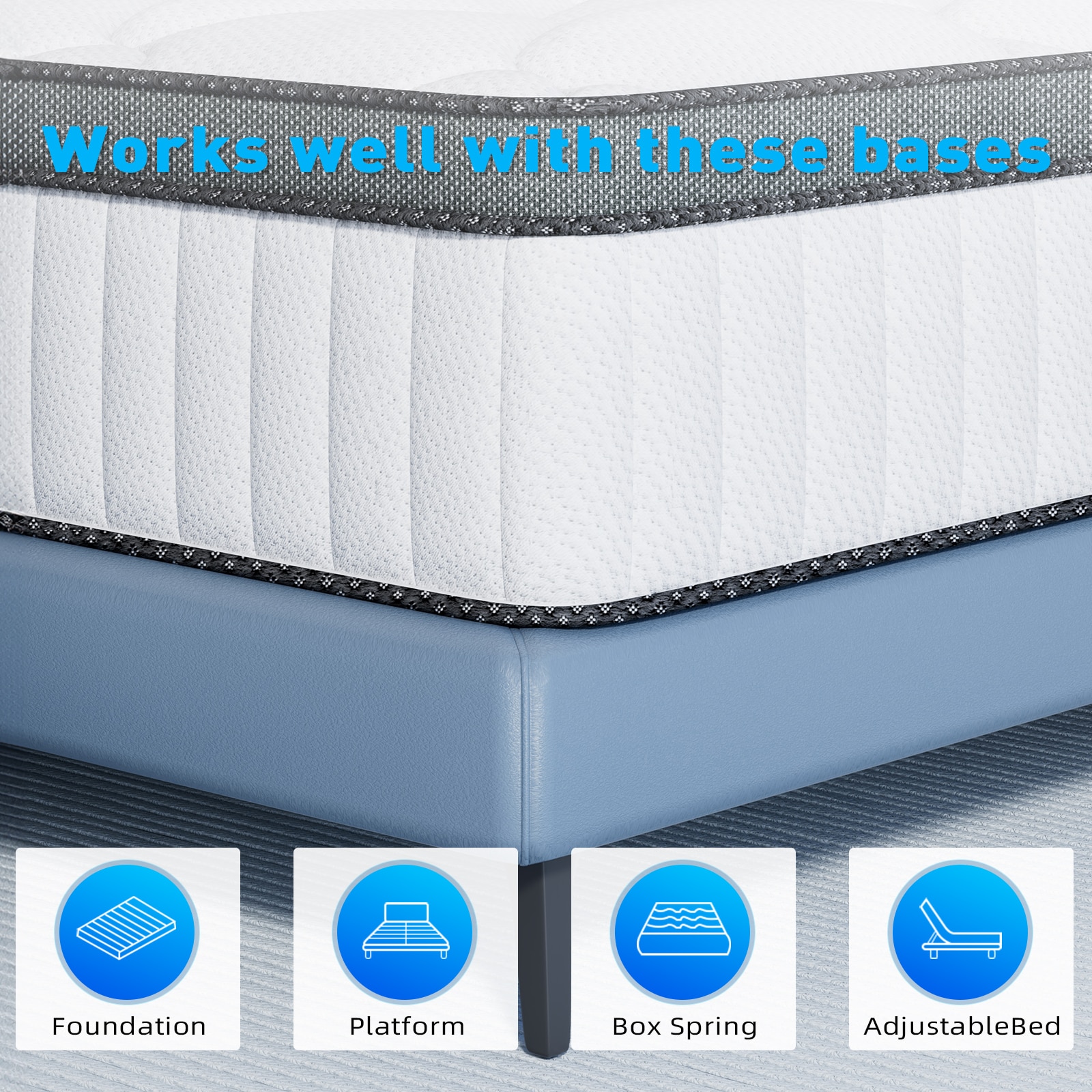 Ifluous LSMH31-10Q Mattresses-Boxsprings - View #3