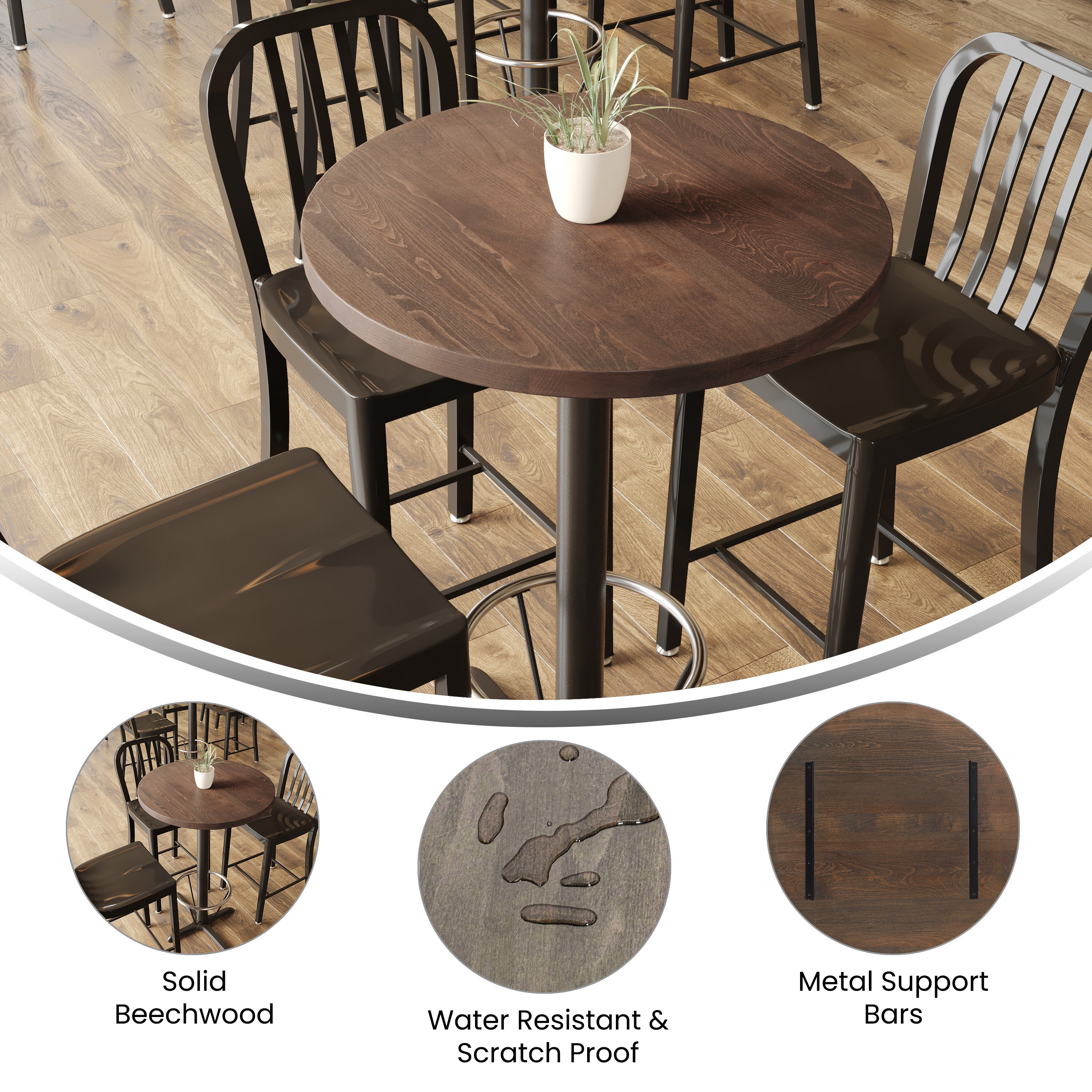 Flash Furniture 196861198731 Wood-Table-Tops - View #3