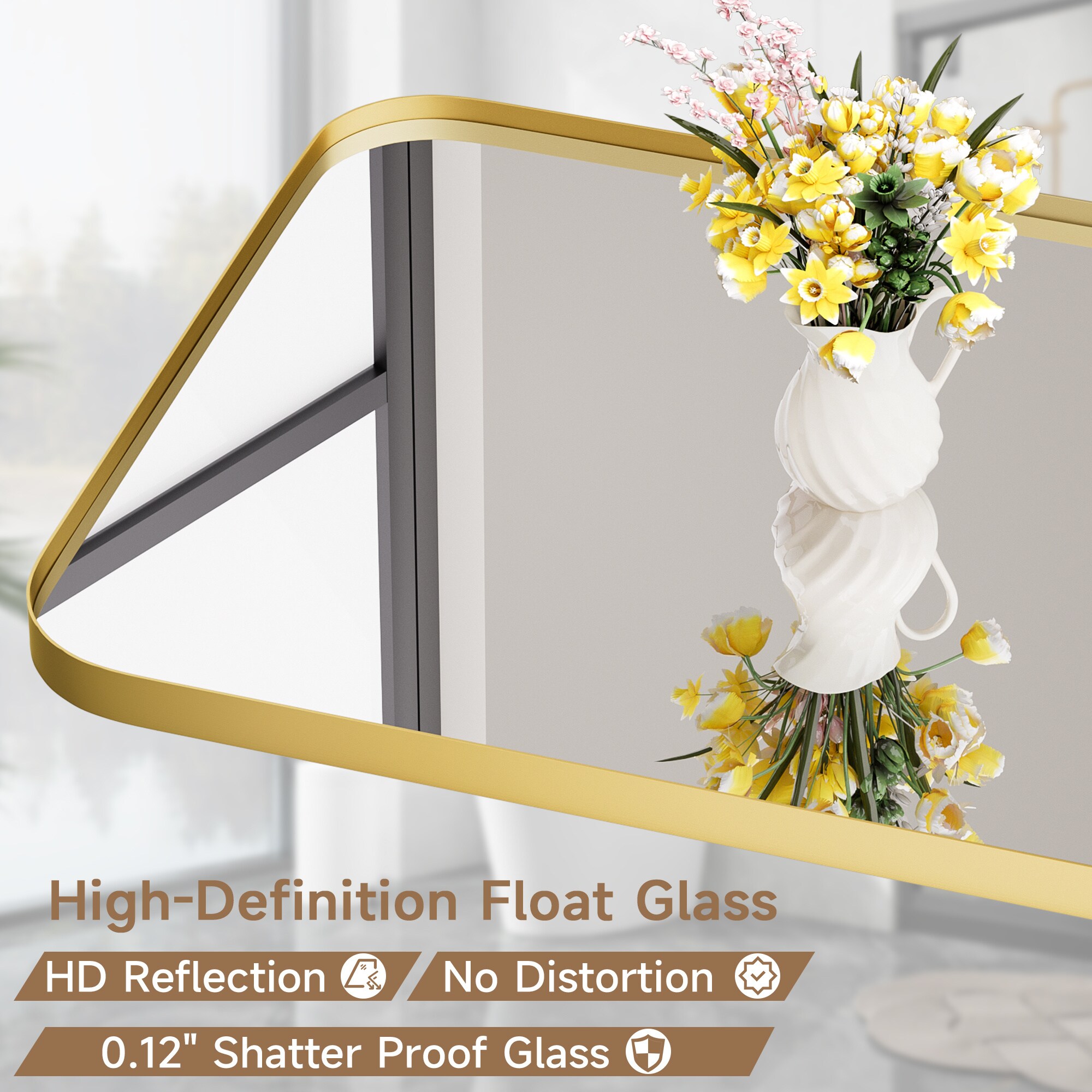 LOVMOR M-G-4032-LSQ Decor-Mirrors - View #4