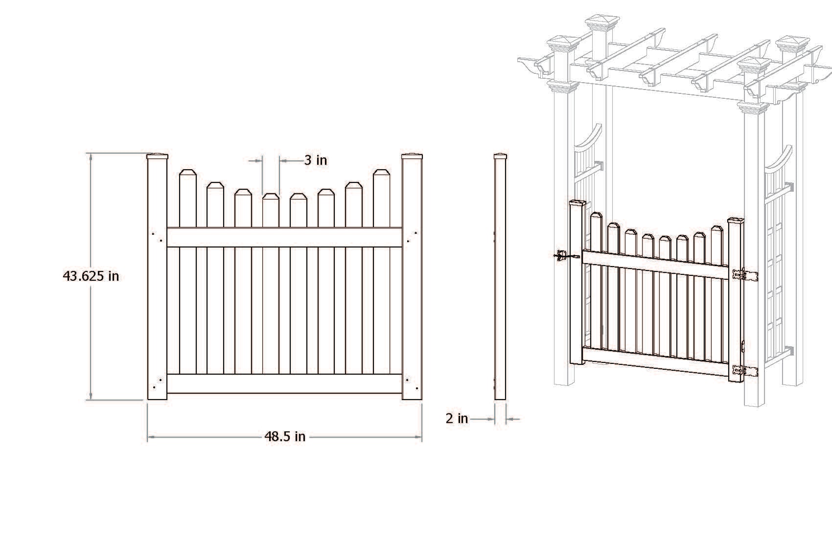 Vita VA84244 Garden-Arbor - View #5