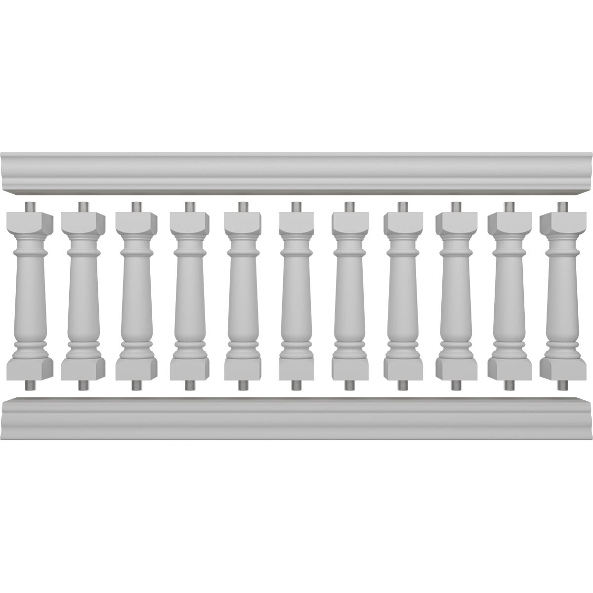 Ekena Millwork BALK38X084WEG railings - View #5