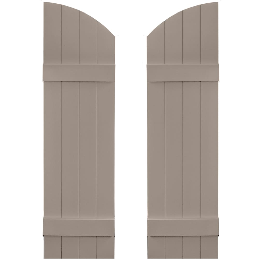 Vantage V5931445008 13.875-in W x 45-in H Clay Board and batten Exterior Shutters ( 1 -Pack )