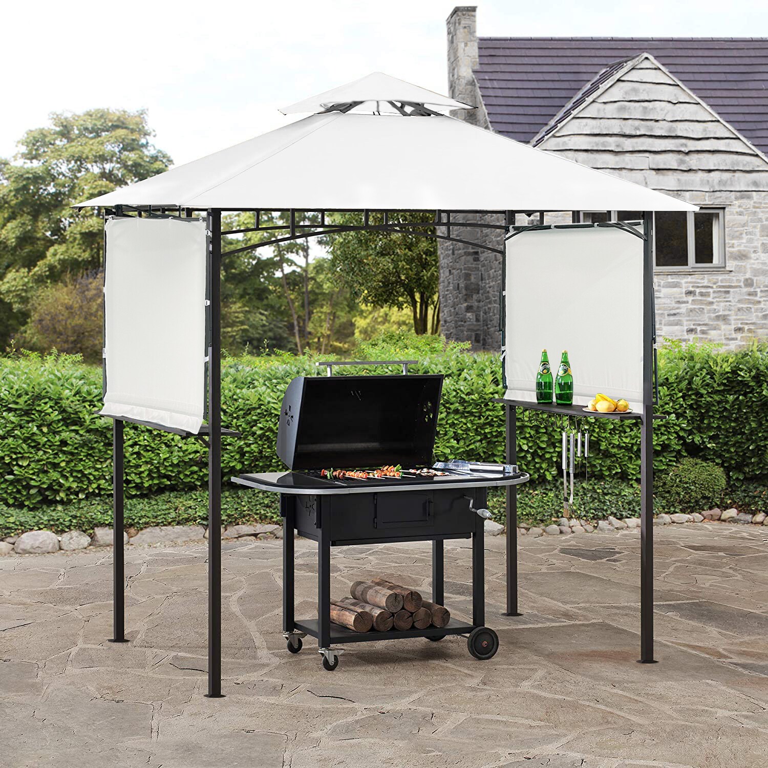 Afoxsos LWMX103 Wood-Resin-Gazebos - View #11