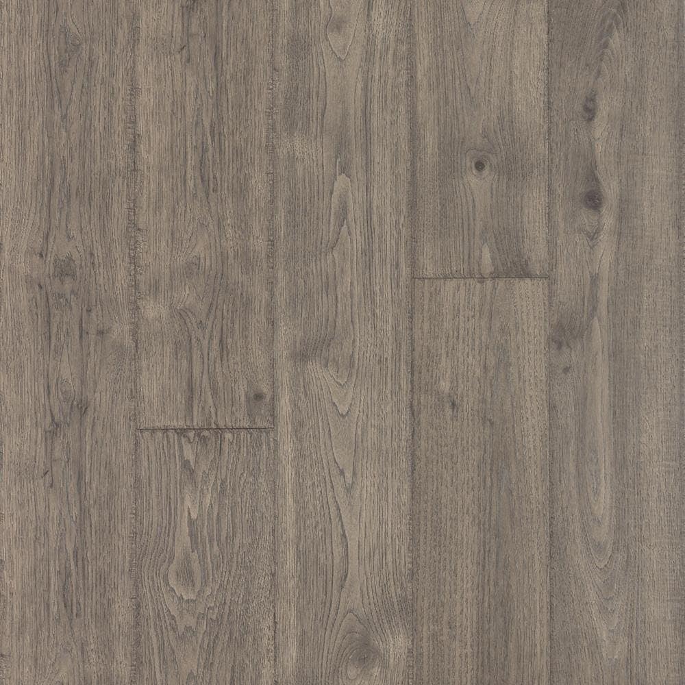 Pergo TimberCraft + WetProtect Waterproof Anchor Grey Oak 12-mm T x 7-1/2-in W x 54-in L Waterproof Wood Plank Laminate Flooring 16.93-sq ft / -  LF000909