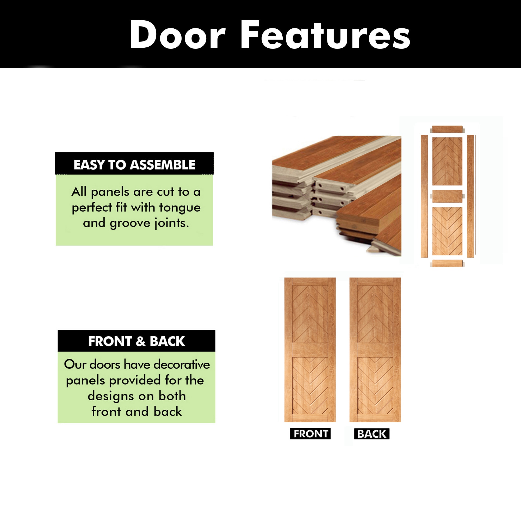 HOMACER JT2-4884-EA Barn-Doors - View #3