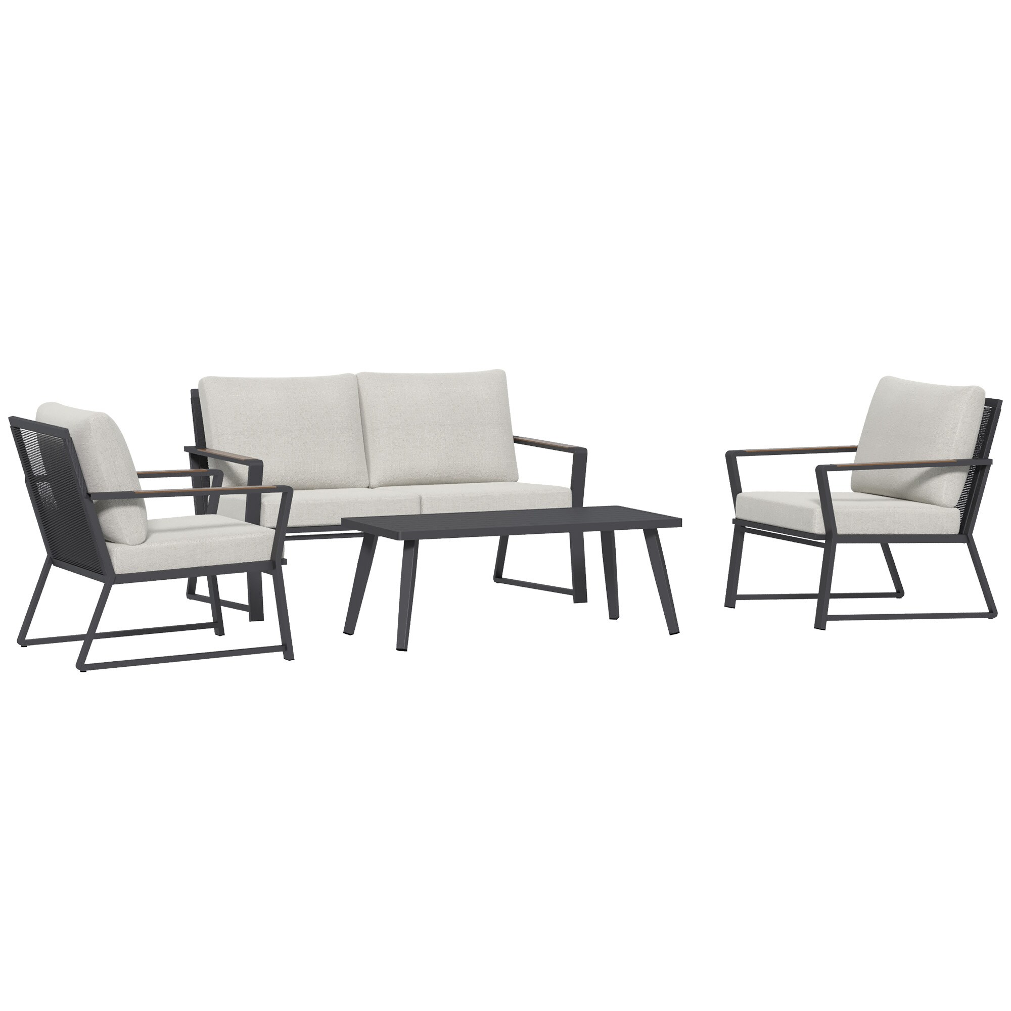 ModernLuxe L-W2225142491 Patio-Conversation-Sets - View #7