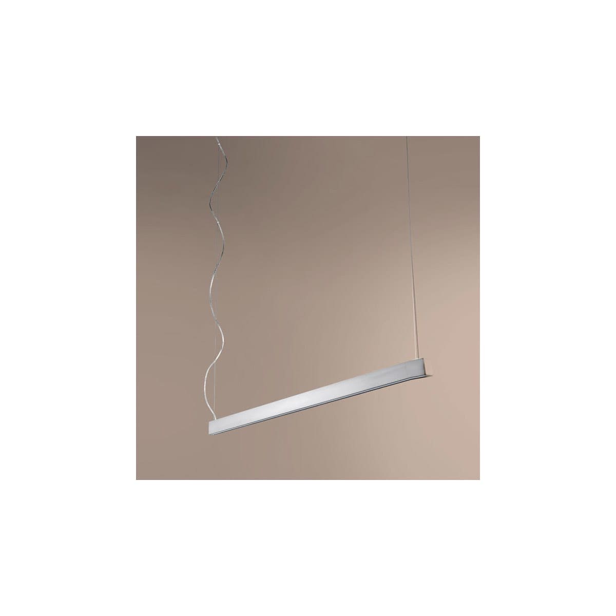 Oxygen Lighting  32-633-24 Zepp 2 Light 25 inch Satin Nickel Pendant Ceiling Light