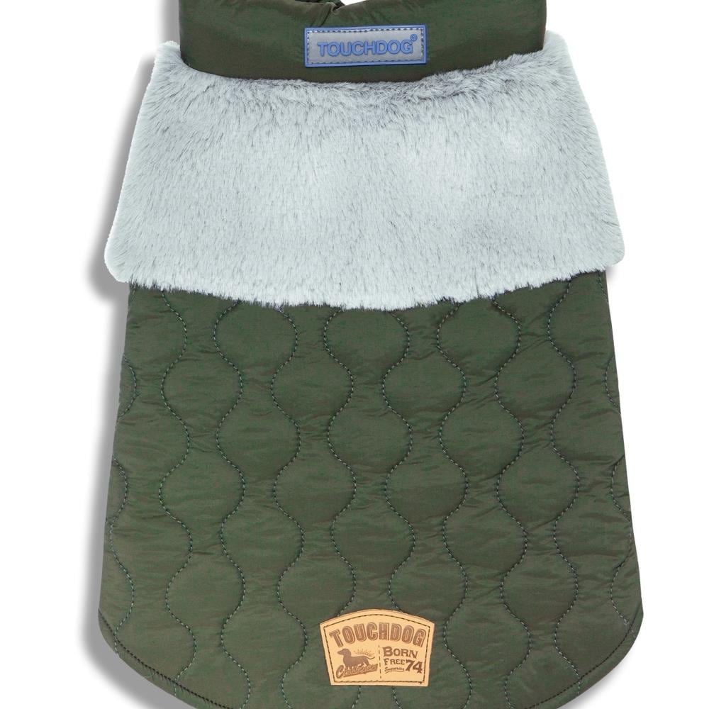 Touchdog JKTD14GNXL Green Dog/Cat Pet Jacket Extra large
