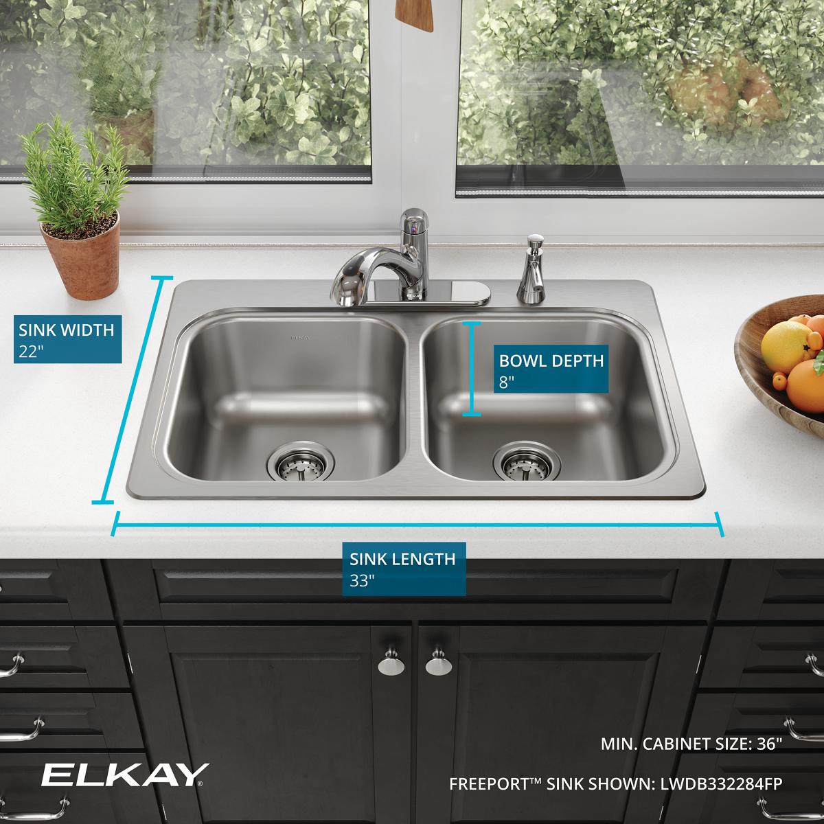 Elkay LWDB332284FP Kitchen-Sinks - View #5