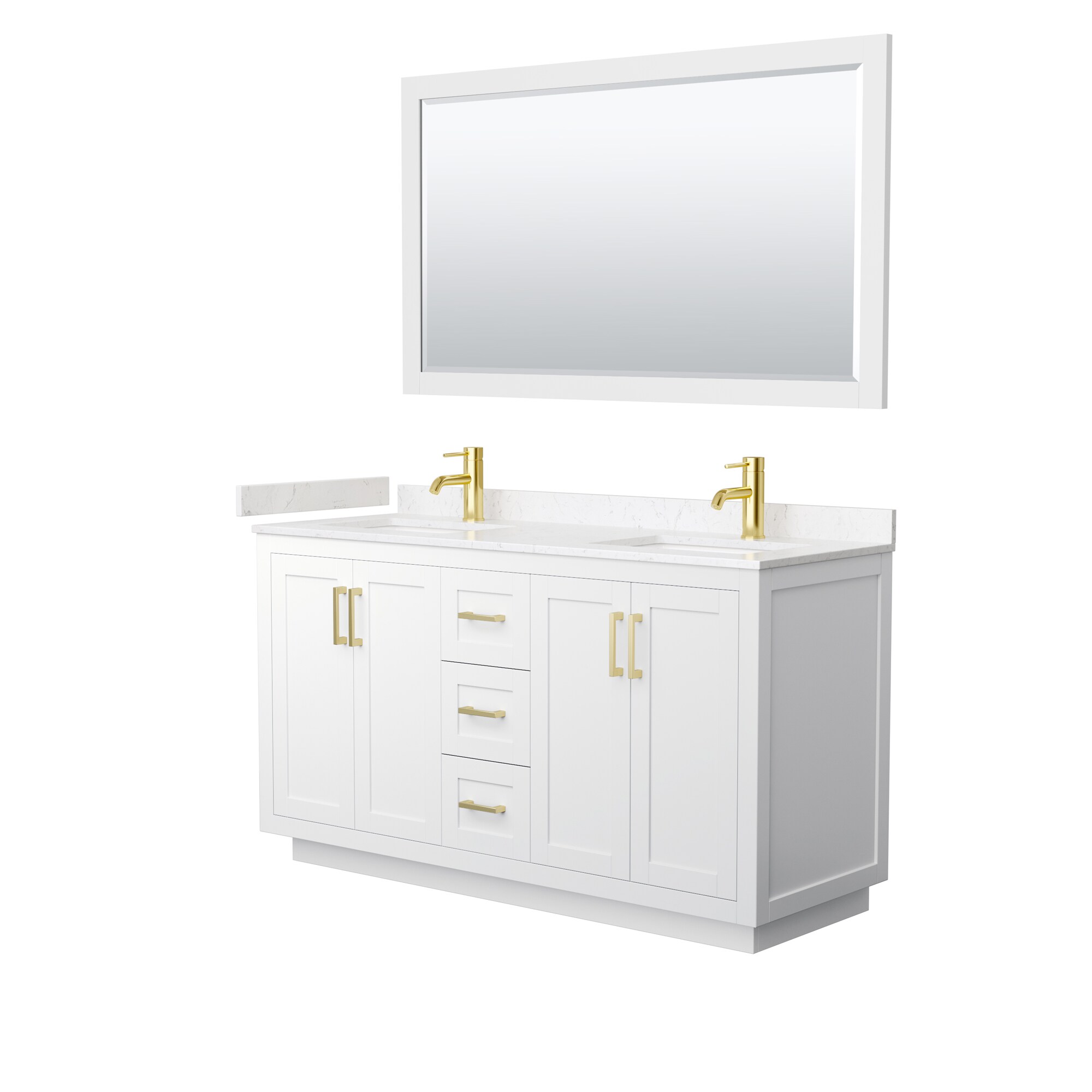 Wyndham Collection WCF292960DWGC2UNSM58 Bath-Vanity-Combo - View #2