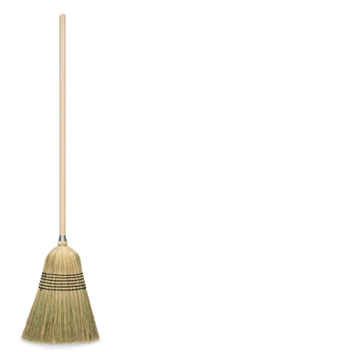 12 in. W Stiff Corn Broom