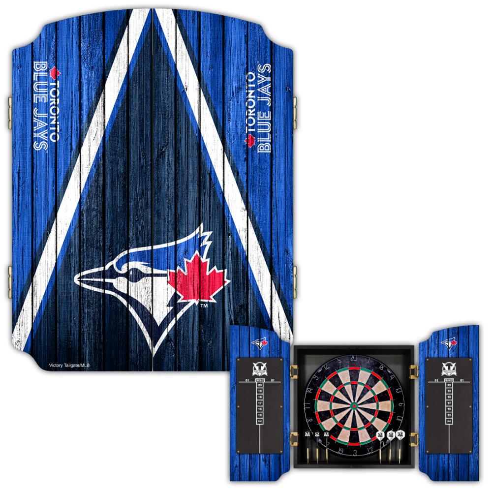 Victory Tailgate Toronto Blue Jays Dartboard Cabinet