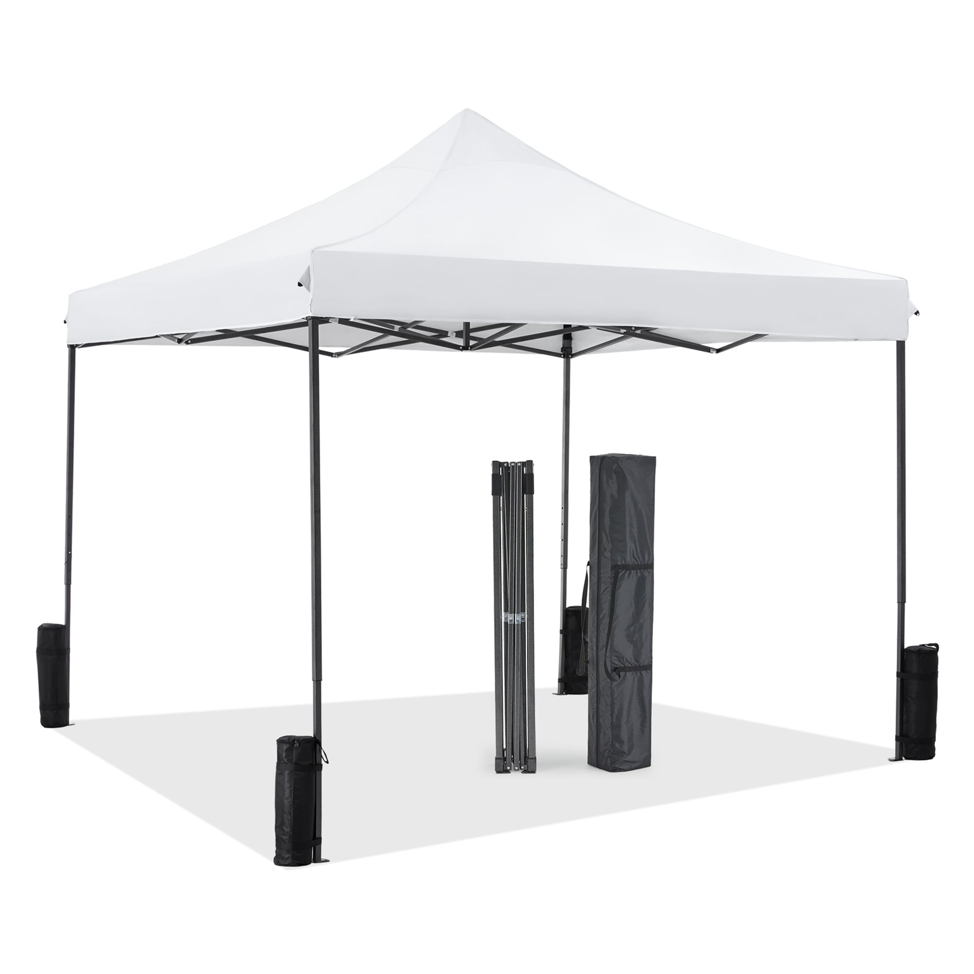 ToolCat BZ2-44-PW 10-ft x 10-ft White Gazebo with Soft Top Roof