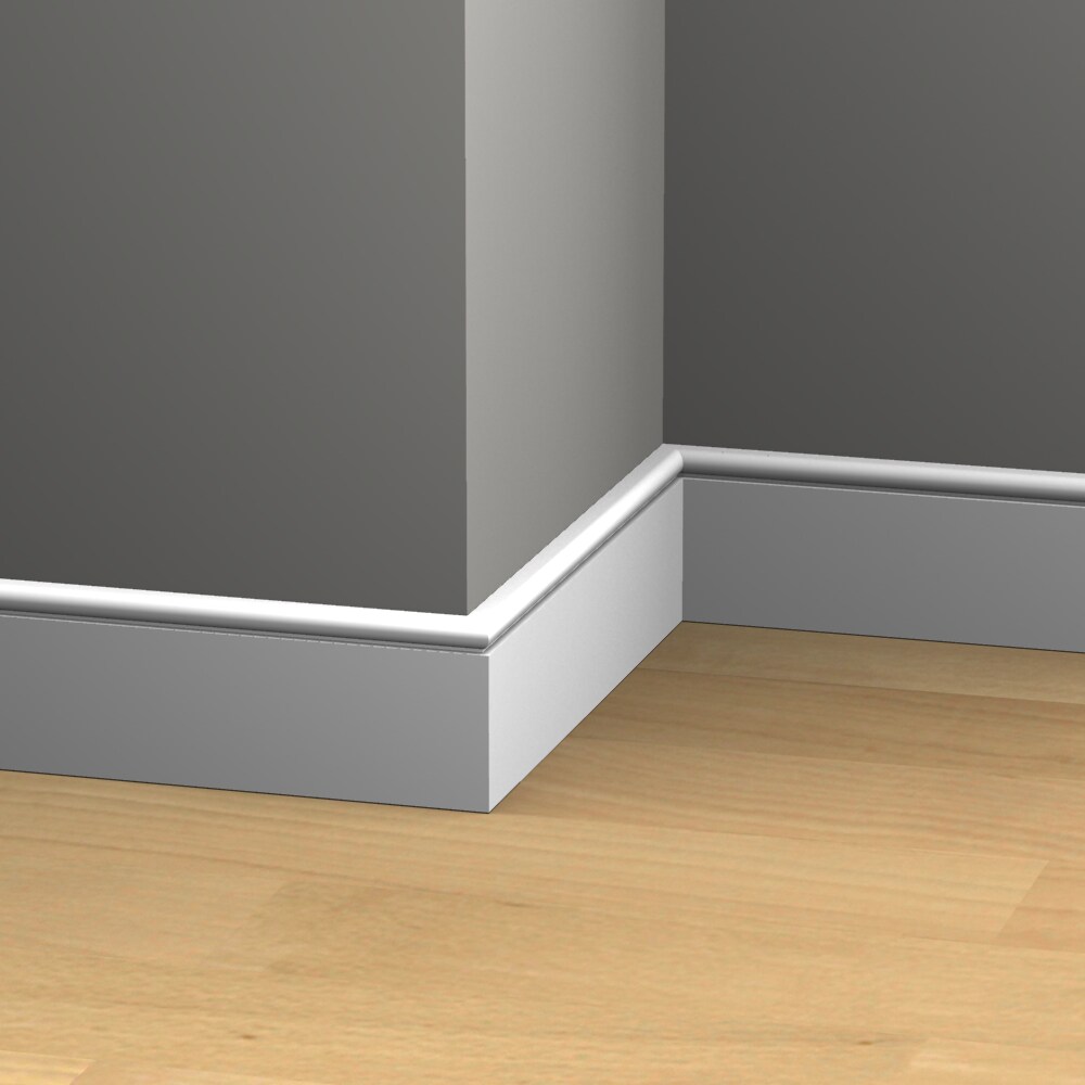 RELIABILT 9/16-in X 3-1/4-in X 8-ft Colonial Primed Pine 753 Baseboard ...