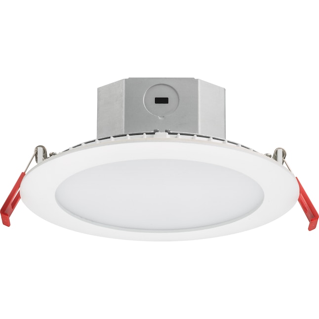 Juno 6 In Remodel Or New Construction White Ic Shower Canless Recessed Light Kit The Kits Department At Com - Canless Recessed Lights For Sloped Ceiling
