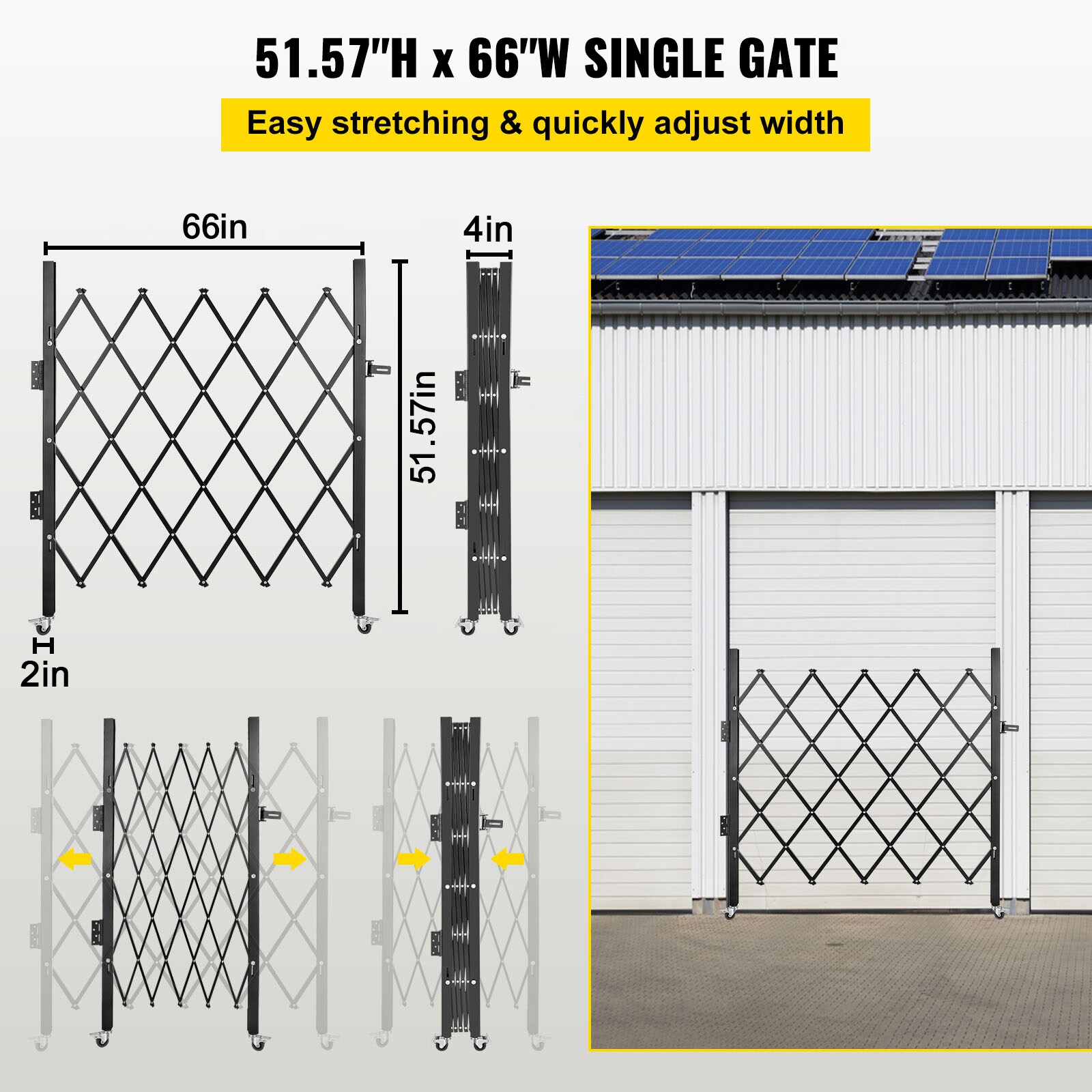 VEVOR SSFDMDM1.66X1.22MV0 Composite-Fence-Panels - View #4
