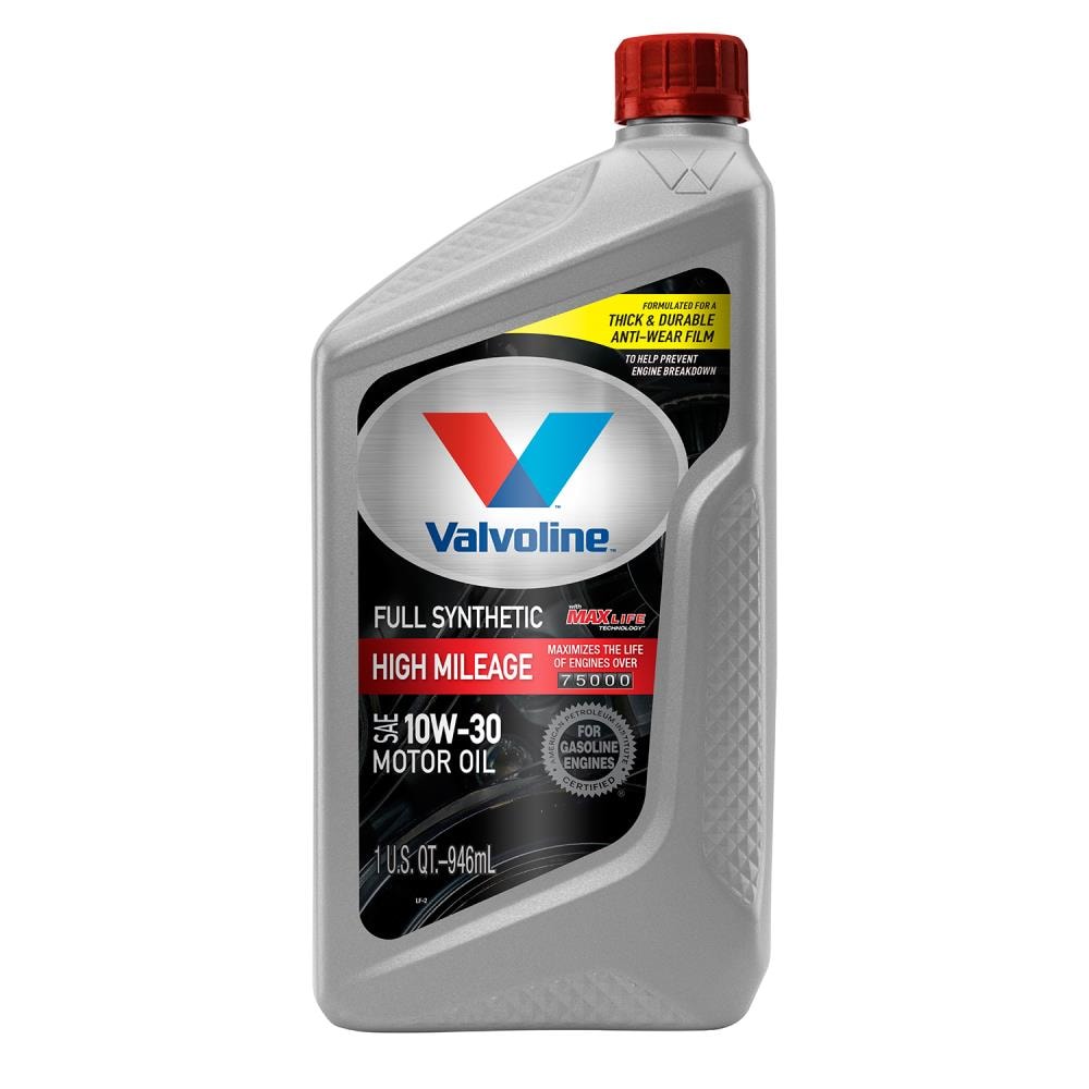Valvoline Full Synthetic High Mileage MaxLife SAE 10W-30 Motor Oil