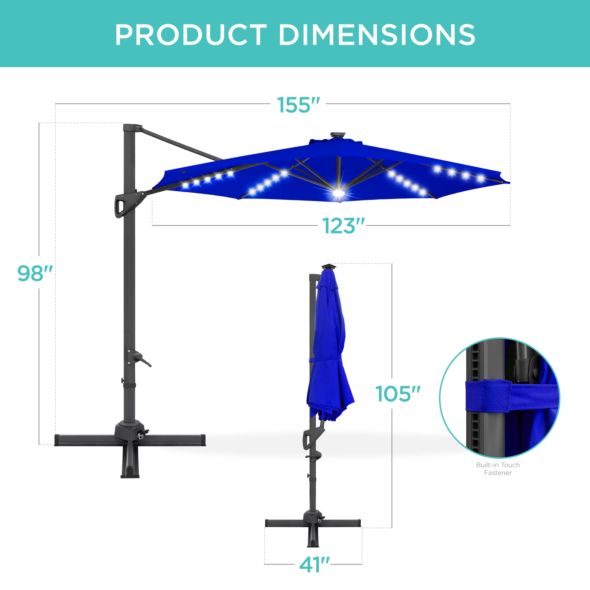 Best Choice Products SKY7476 Umbrellas-2 - View #7