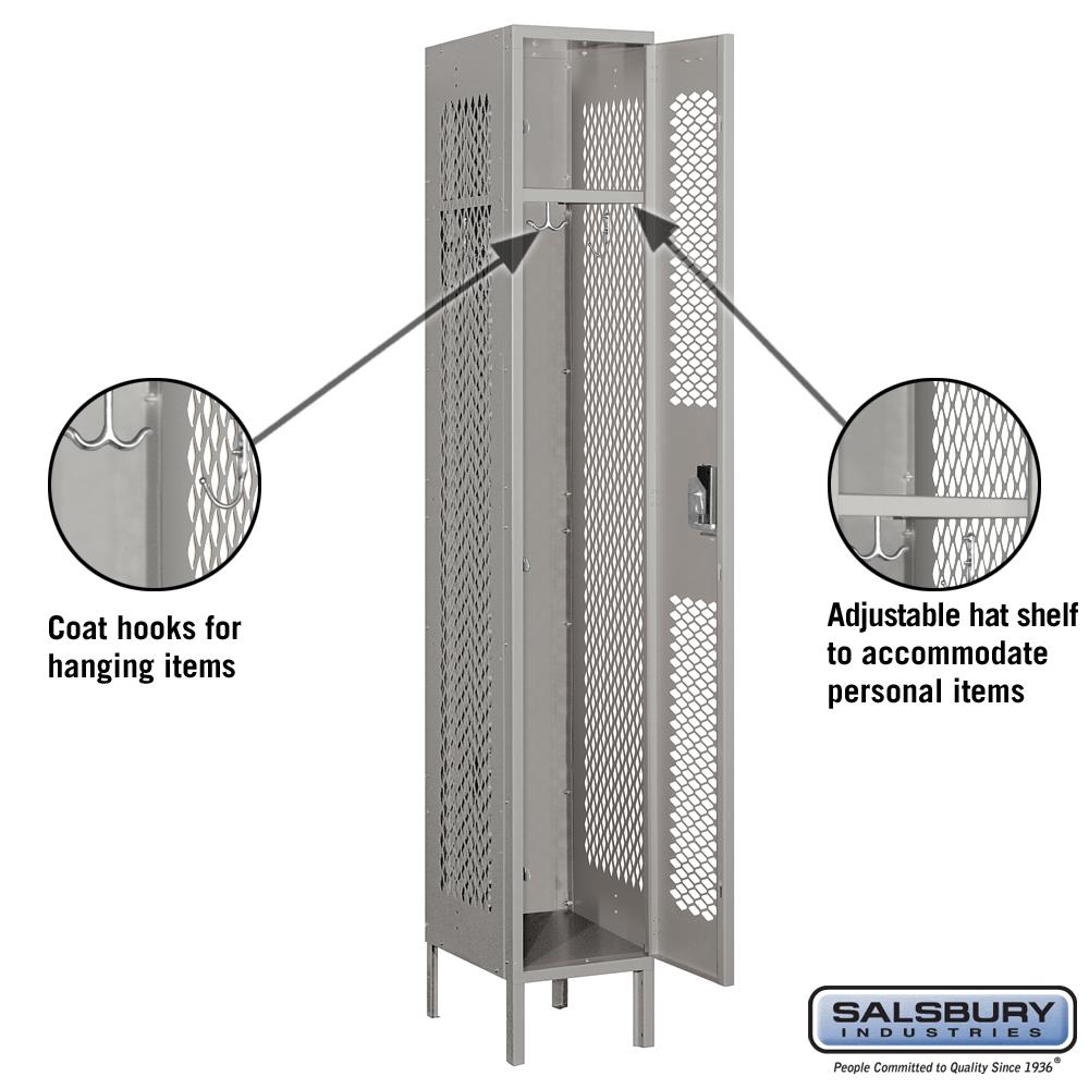 SALSBURY INDUSTRIES 71165GY-A Storage-Lockers - View #2