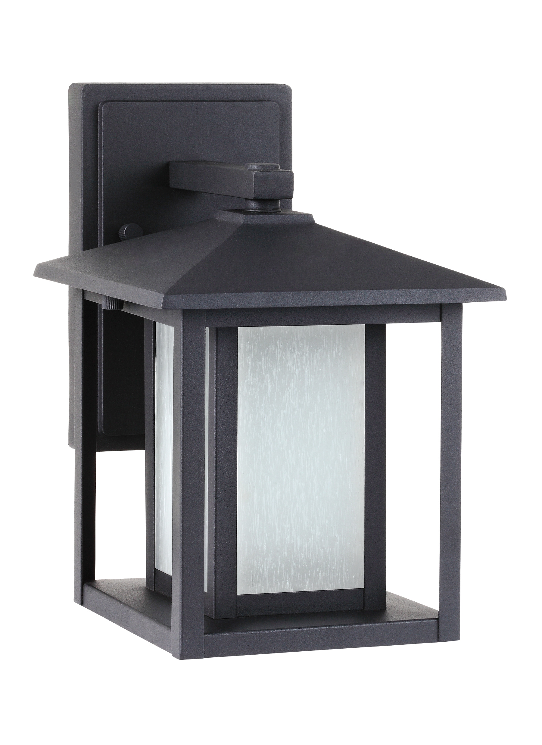 Hunnington Black Contemporary Outdoor Wall Lantern
