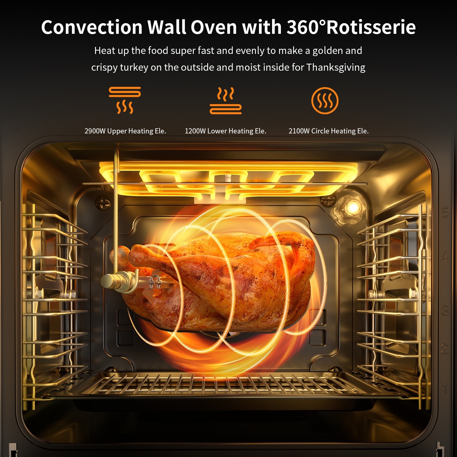 VIKIO OW01-25 Swall-Elec-Oven - View #4