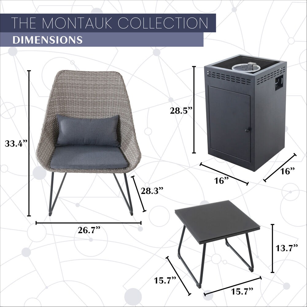 Mod Furniture MONTK4PCGFP-GRY Patio-Conversation-Sets - View #4