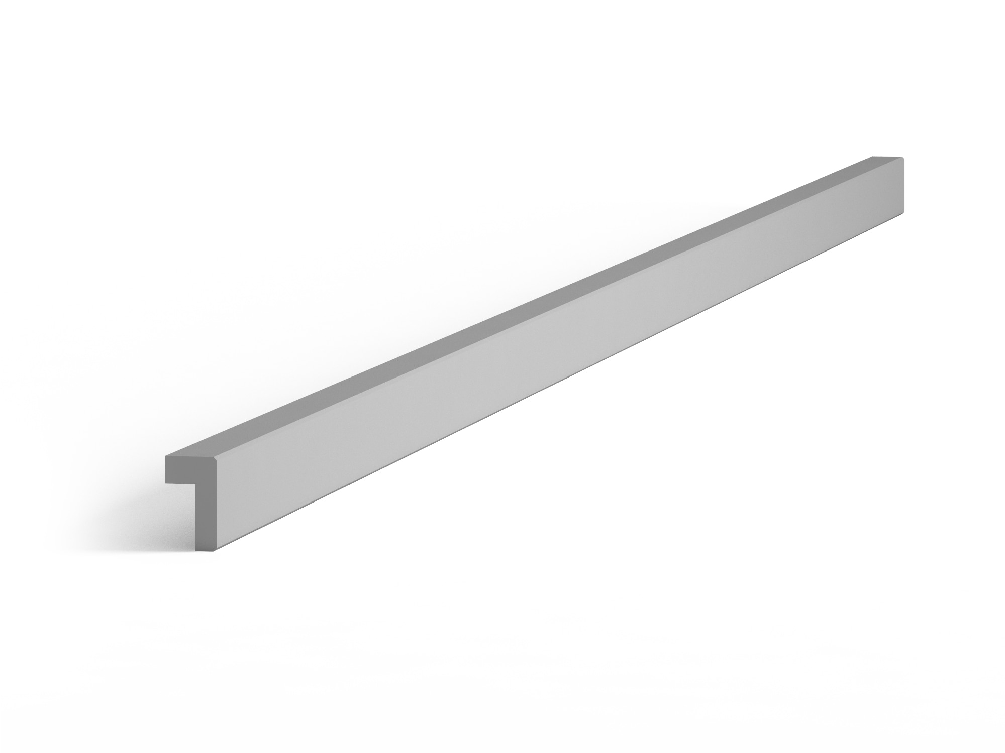 Valleywood Cabinetry LRF8PG Proper Gray Cabinet valance 96-Inches W x 2-Inches H x 1.75-Inches D Proper Gray Painted