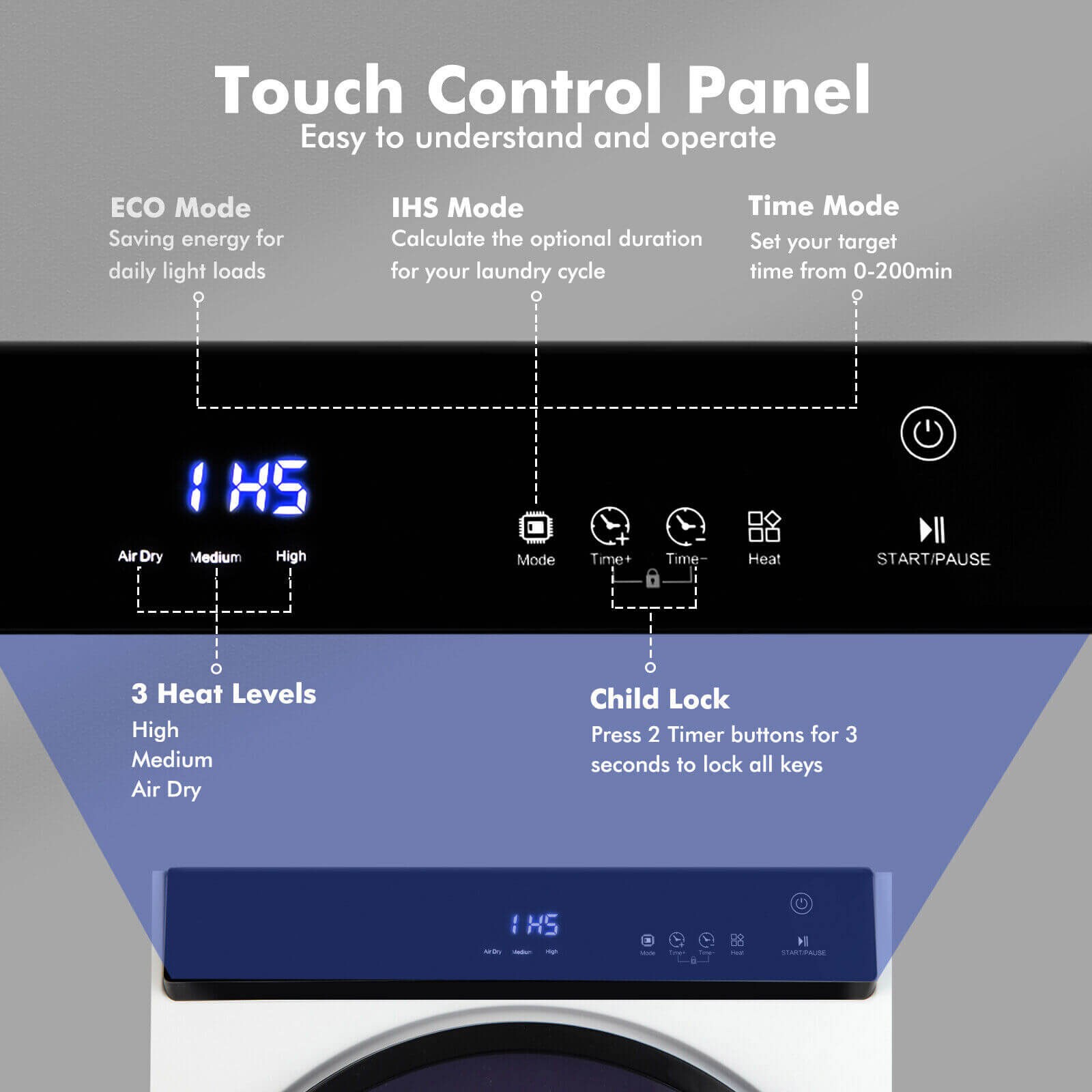 Slickblue D-CO-HW-SU66101SE Gas-Dryers - View #7